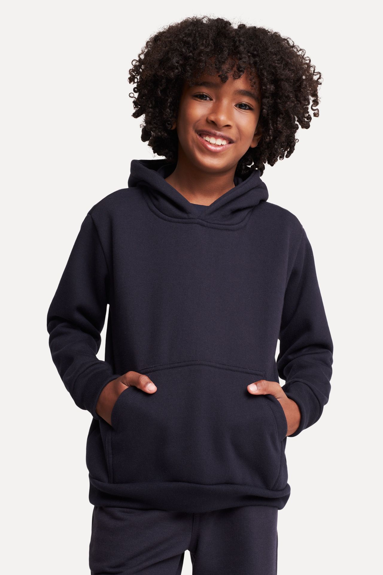 Casaco Hoodie Moletom Infantil Simples