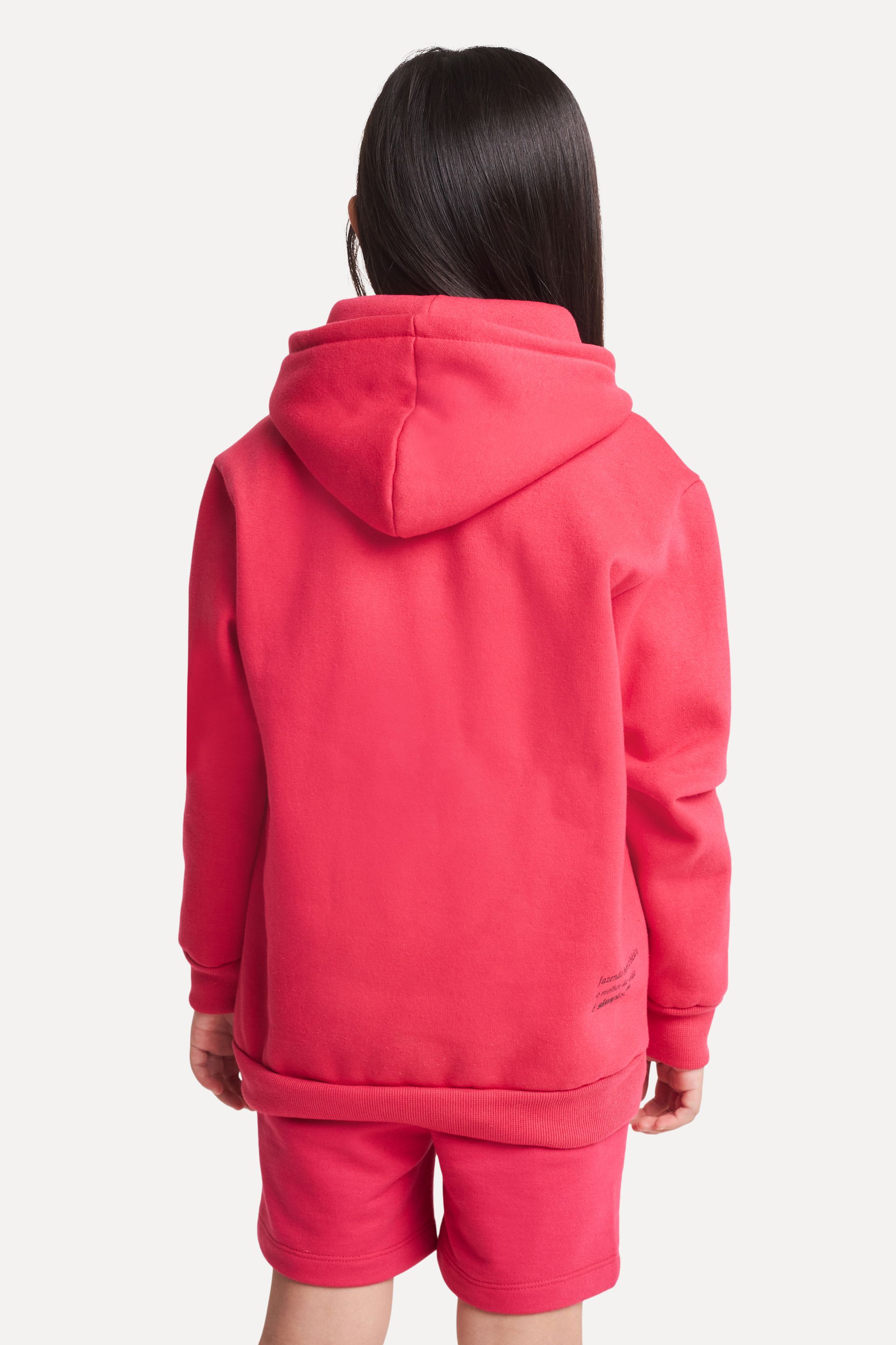 Casaco Hoodie Moletom Infantil Simples