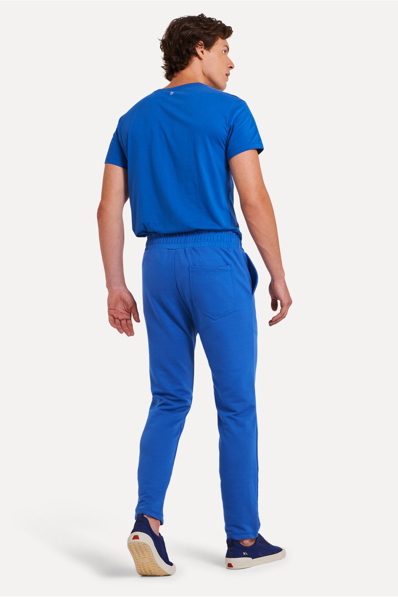 Calça Básica Moletom Masculina Simples