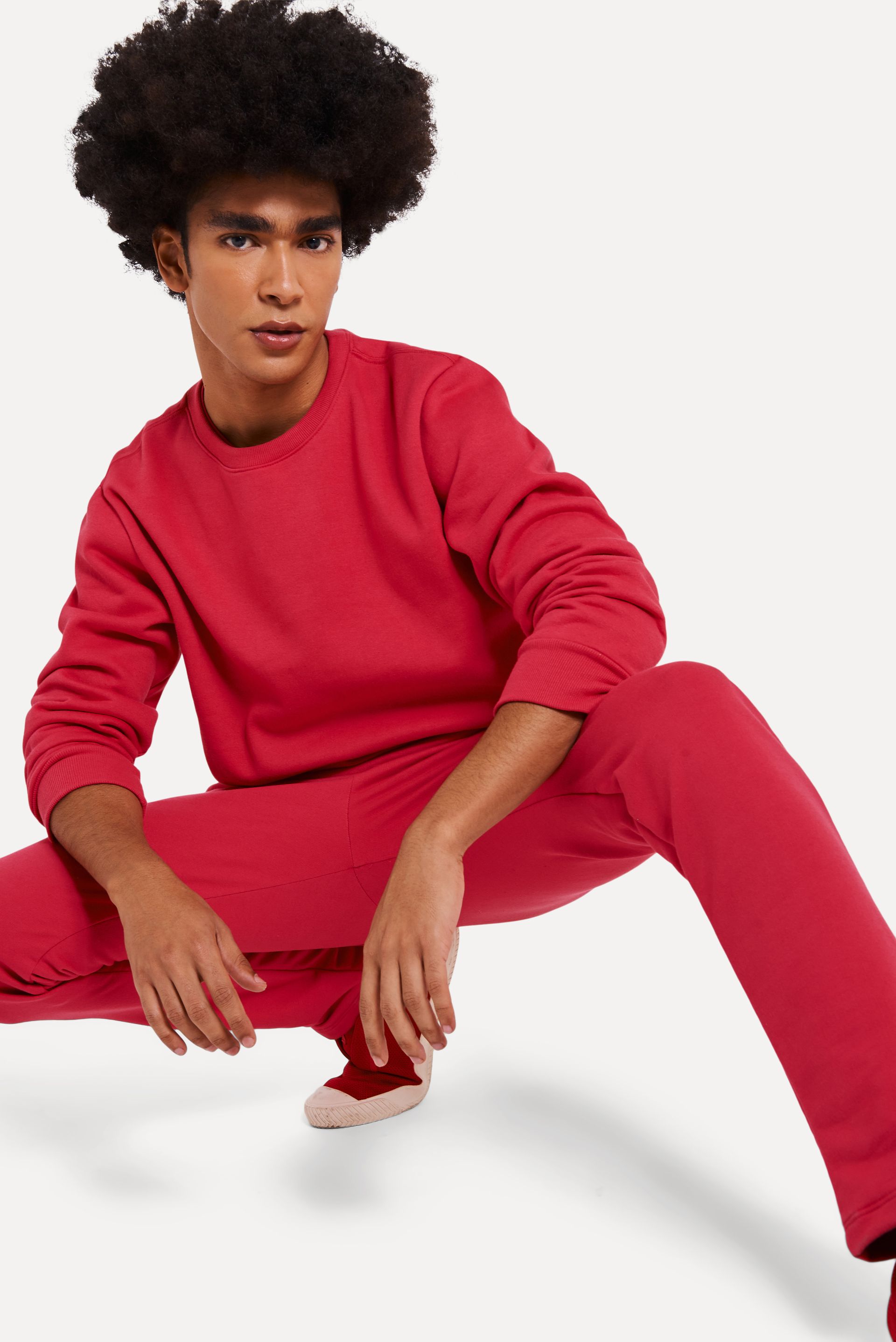 Calça Básica Moletom Masculina Simples