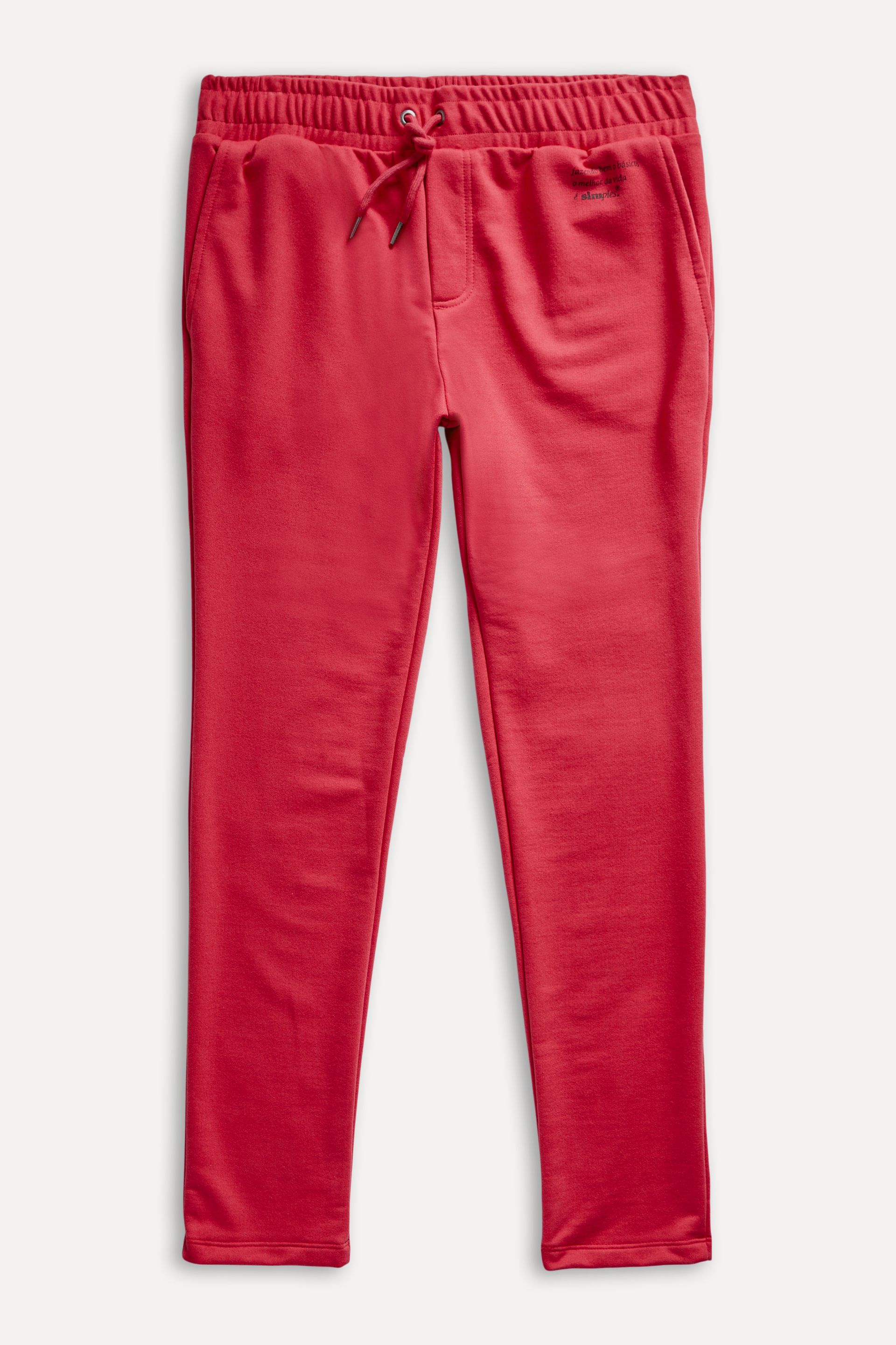 Calça Básica Moletom Masculina Simples