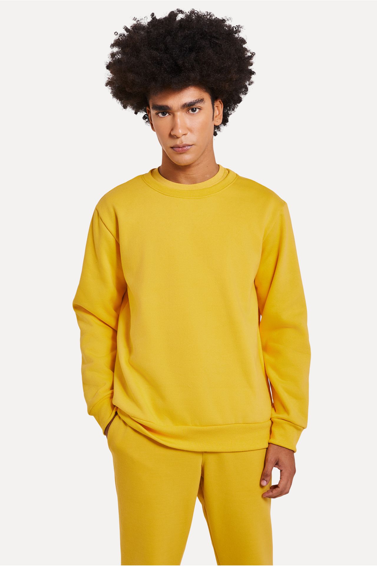 Suéter Básico Moletom Masculino Simples