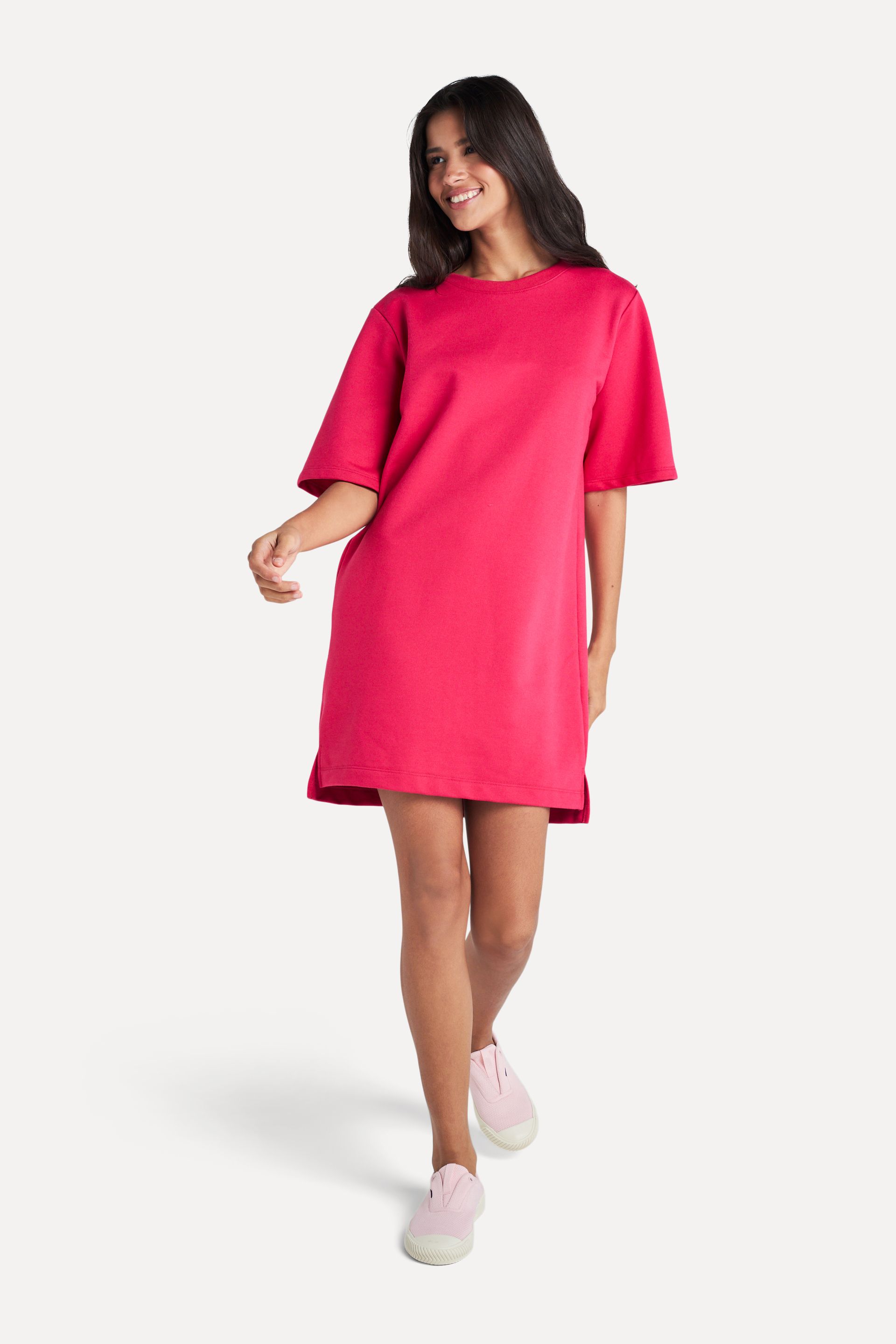 Vestido Moletom Feminino Curto Simples