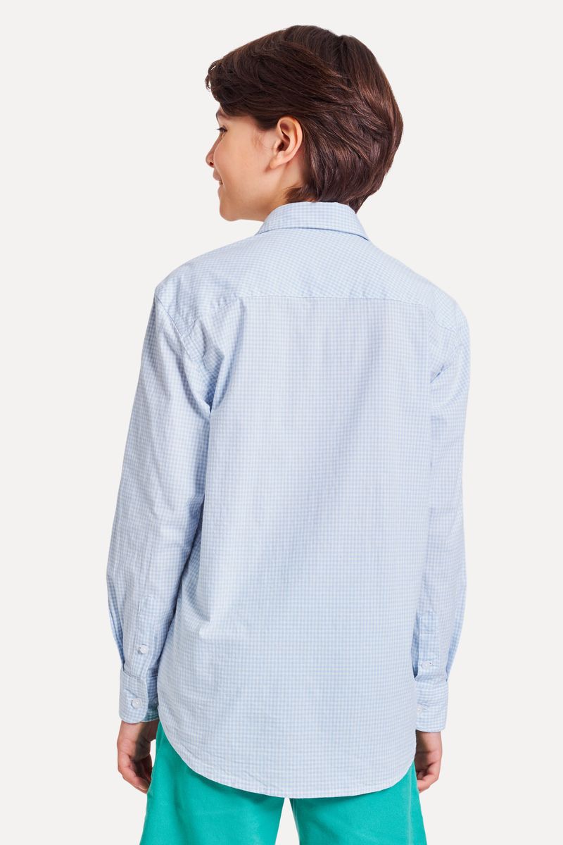 Camisa GAP Xadrez Azul - Compre Agora