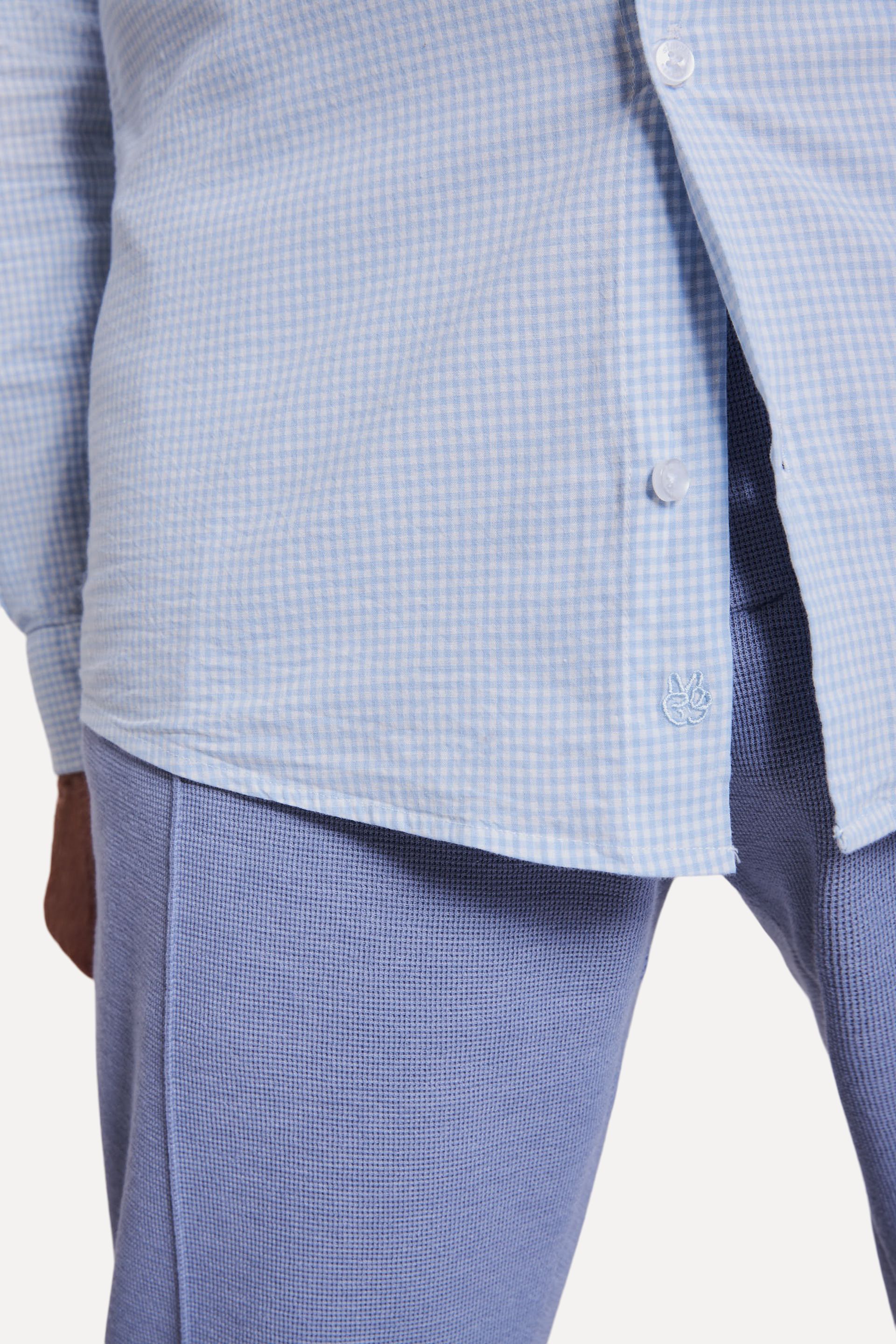 Camisa Masculina Xadrez de Manga Longa