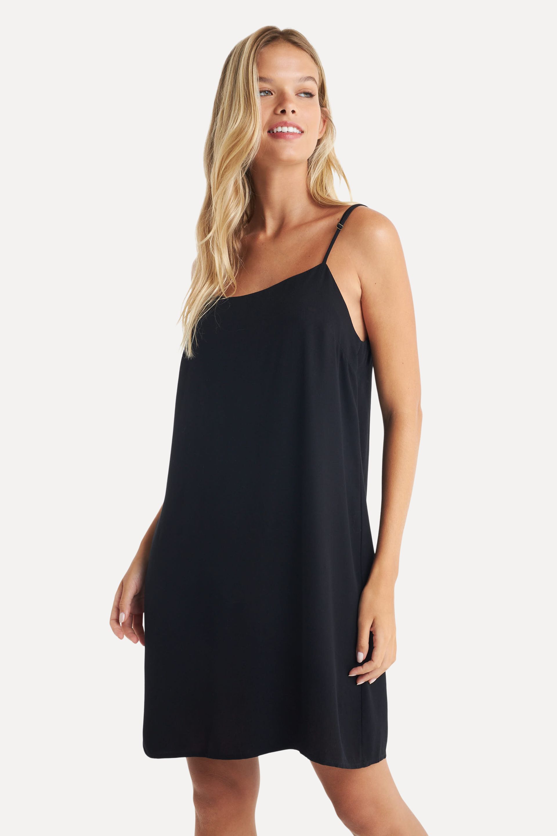 Vestido Slip Dress Feminino Curto