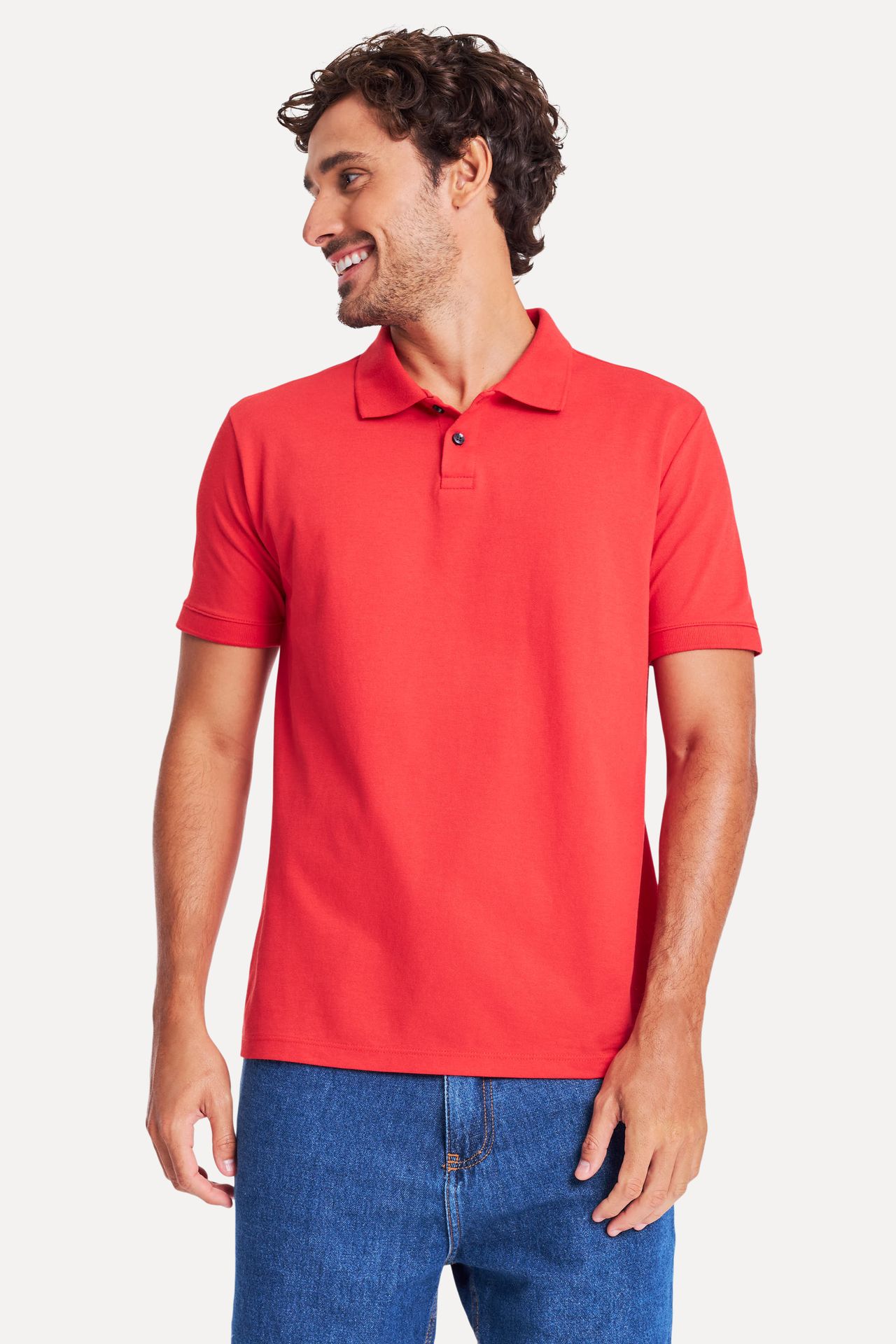 Polo Básica Masculina Simples