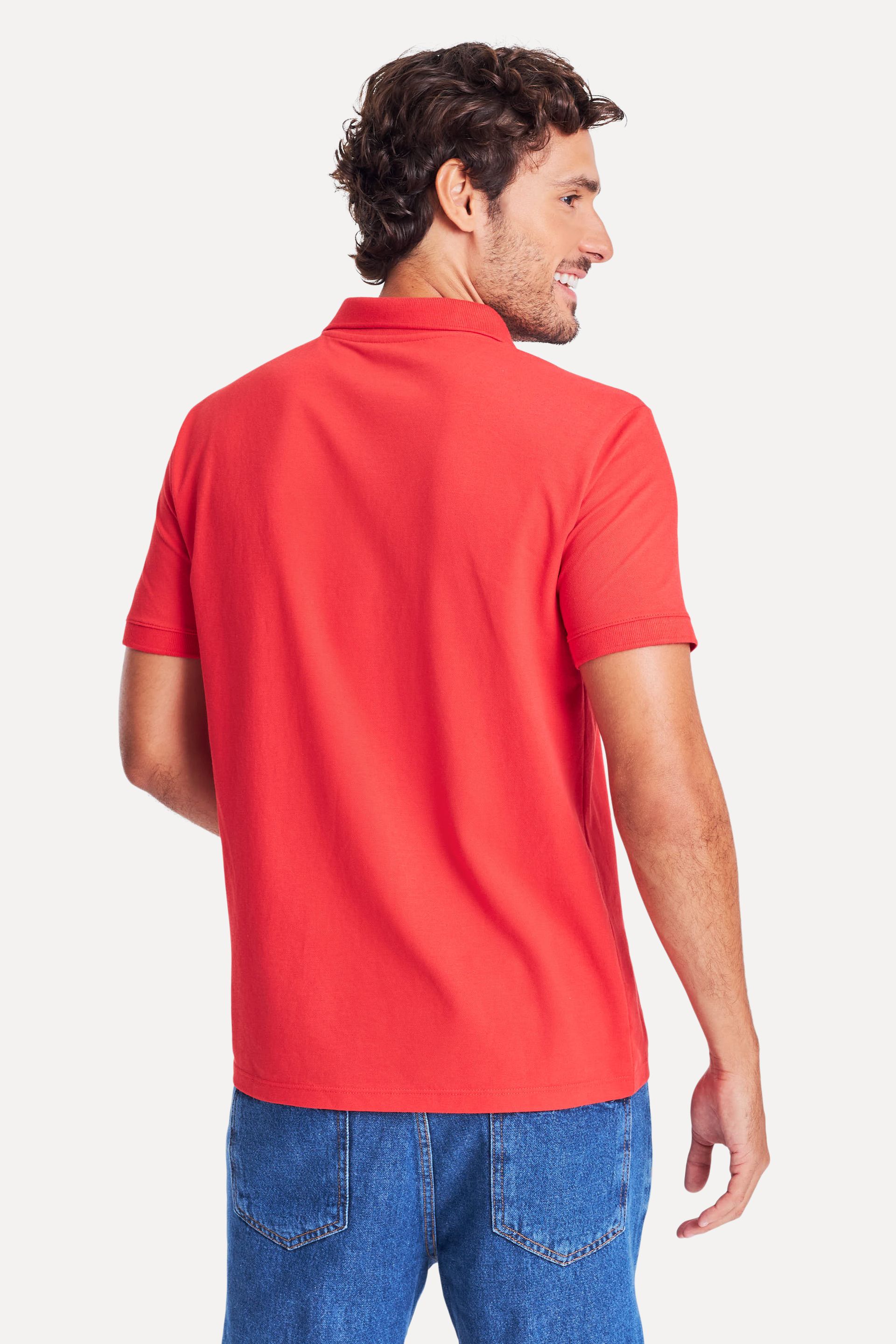 Polo Básica Masculina Simples