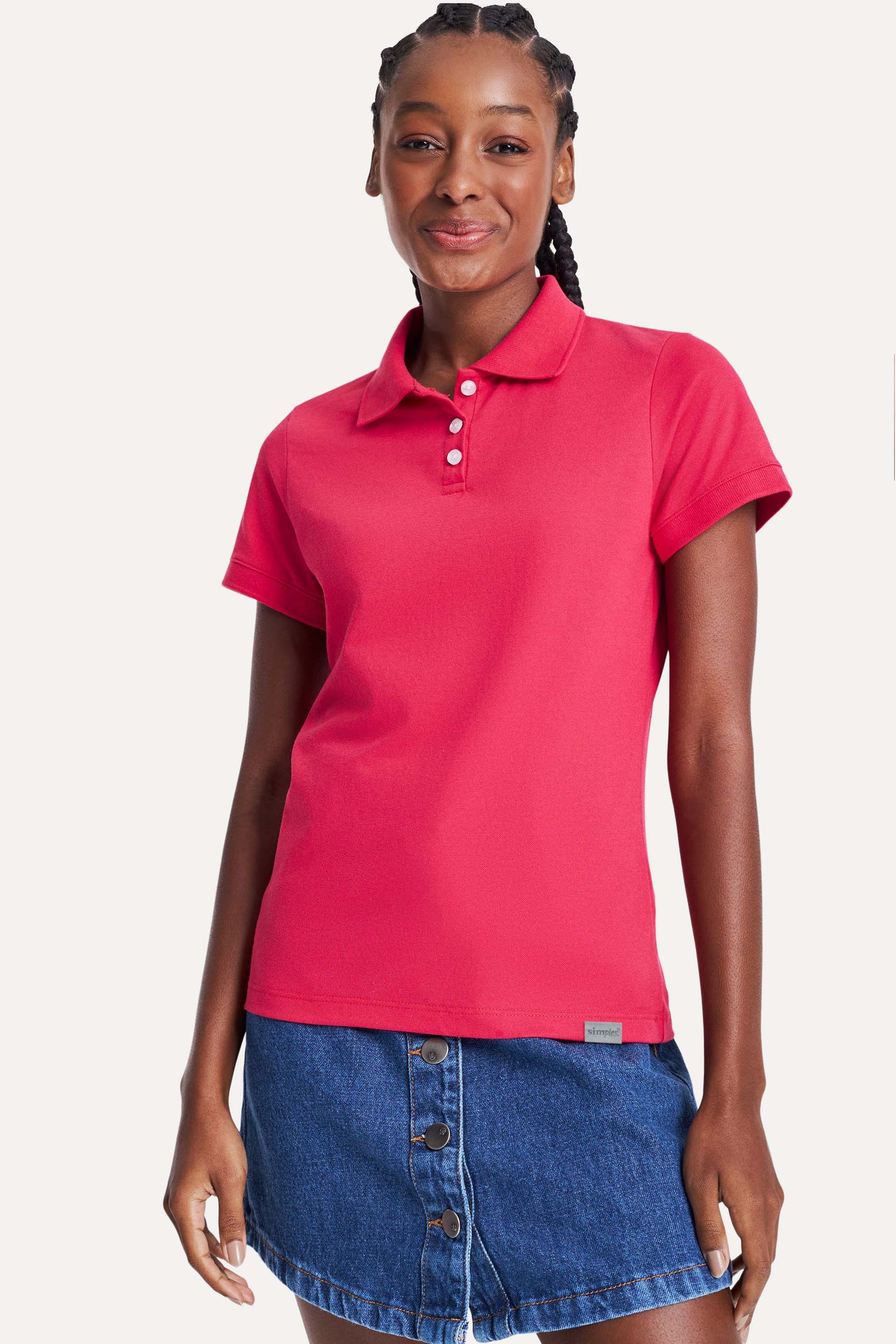 Polo Básica Feminina Simples