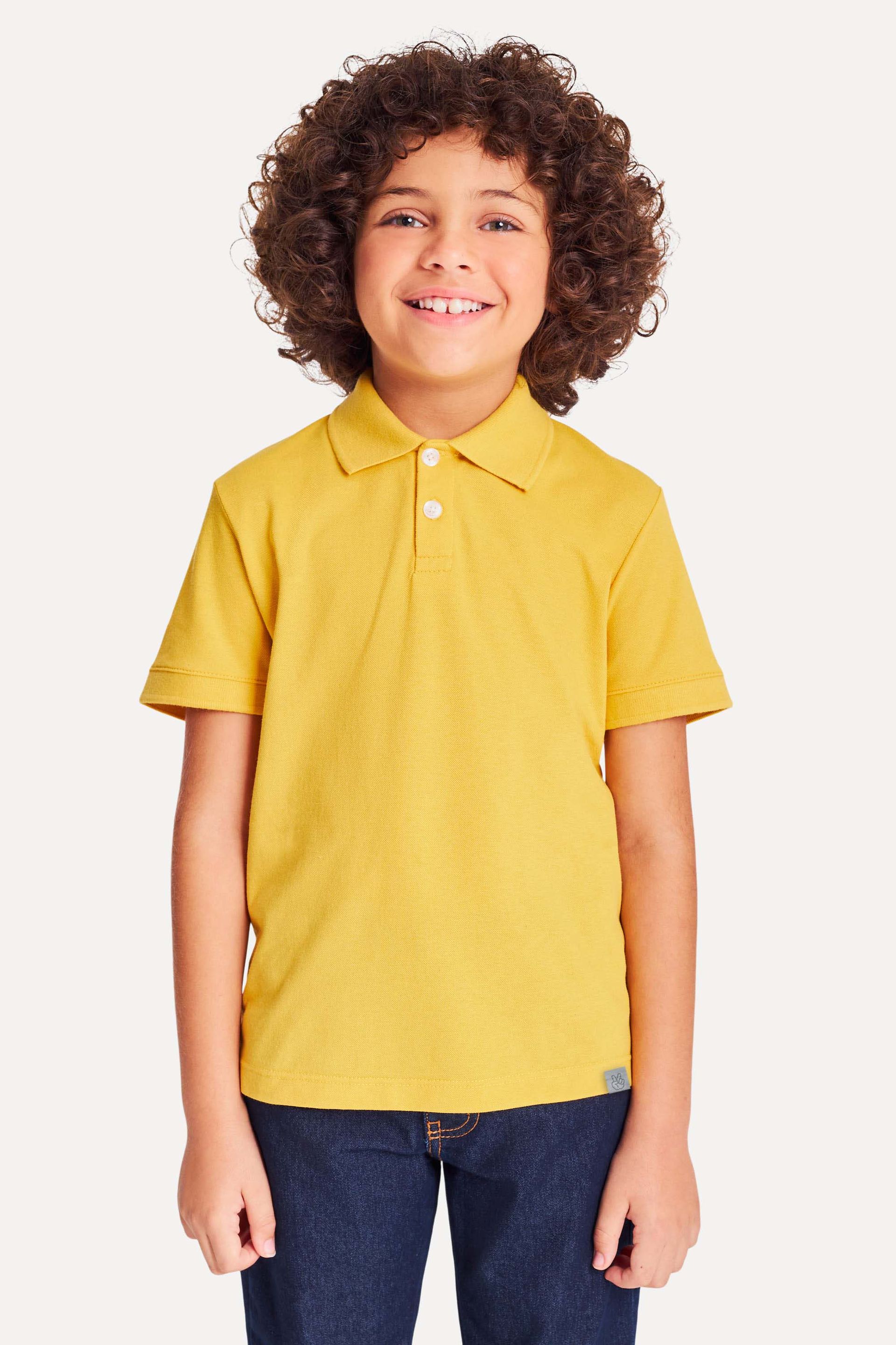 Polo Básica Infantil Simples