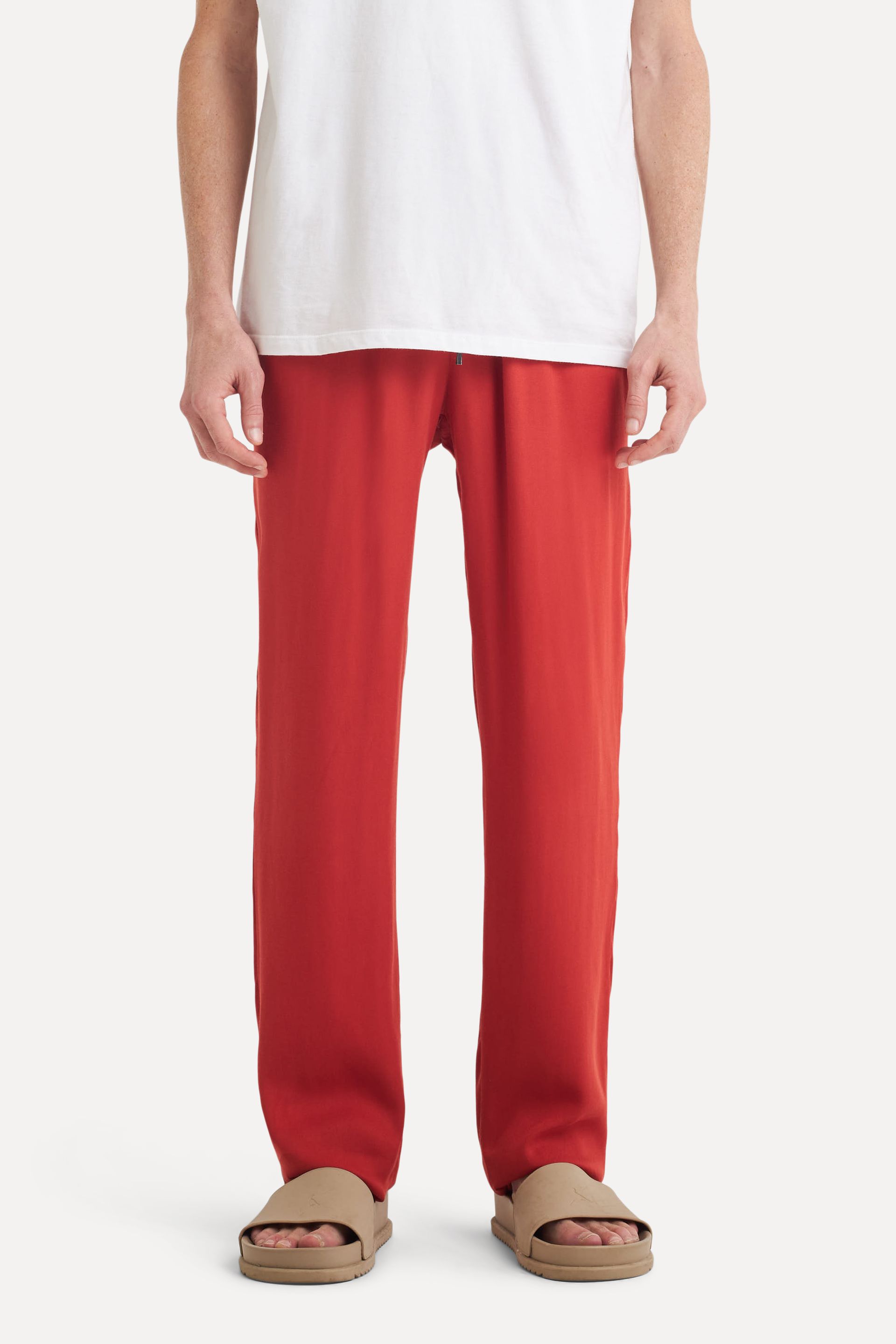 Calça Masculina de Viscose com Elástico