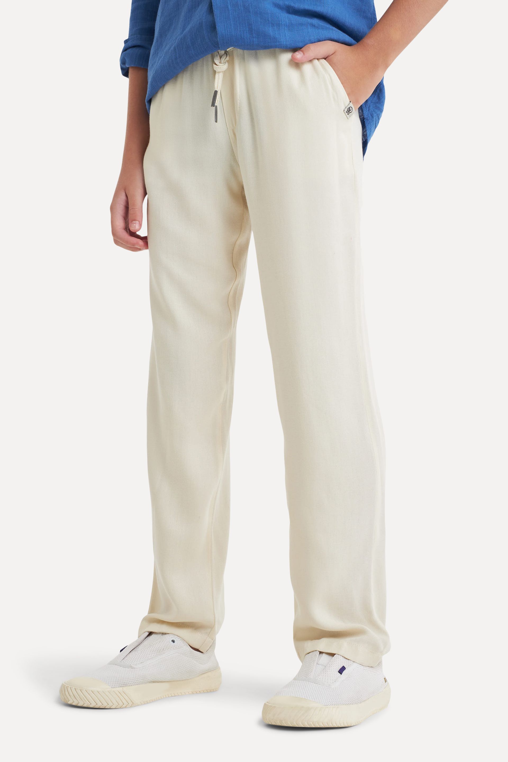 Calça Infantil de Viscose com Elástico