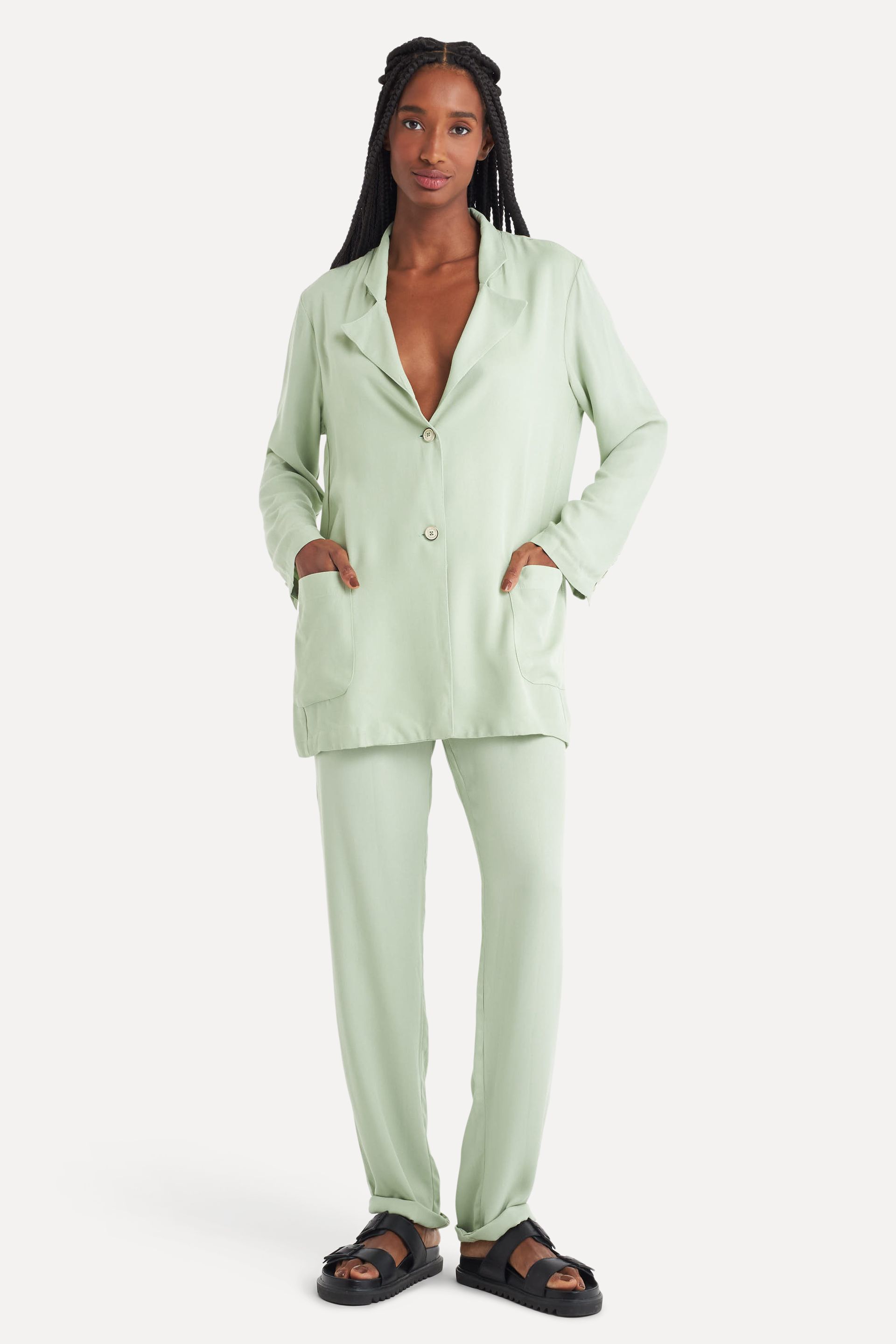 Blazer de Viscose Feminino Pipa