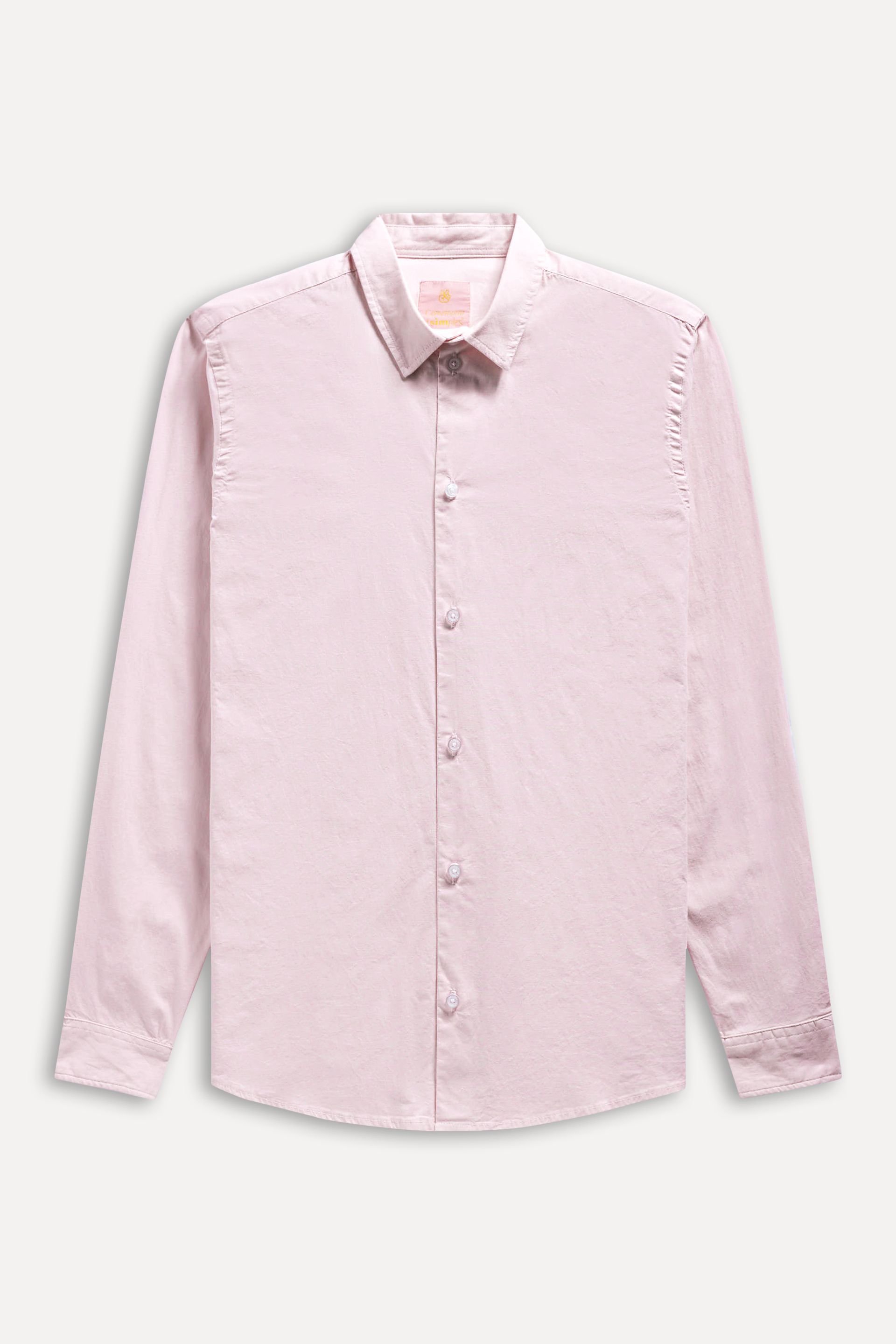 Camisa Básica Masculina Tricoline Manga Longa