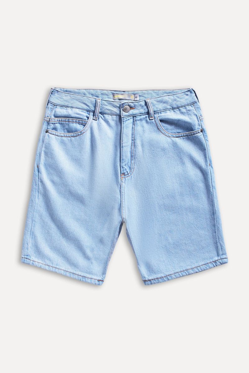 Bermuda Jeans Masculina Simples