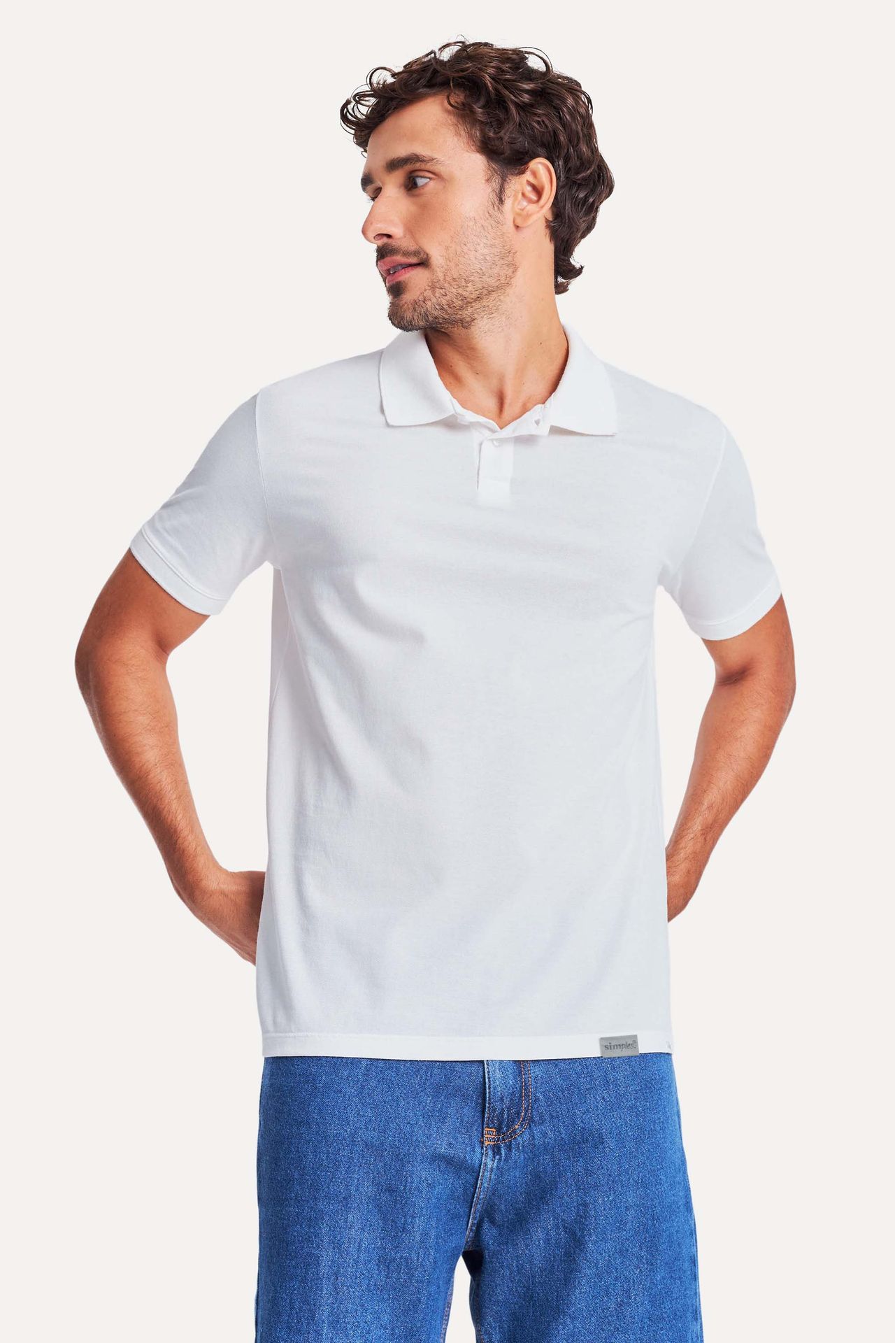 Polo Básica Masculina Simples