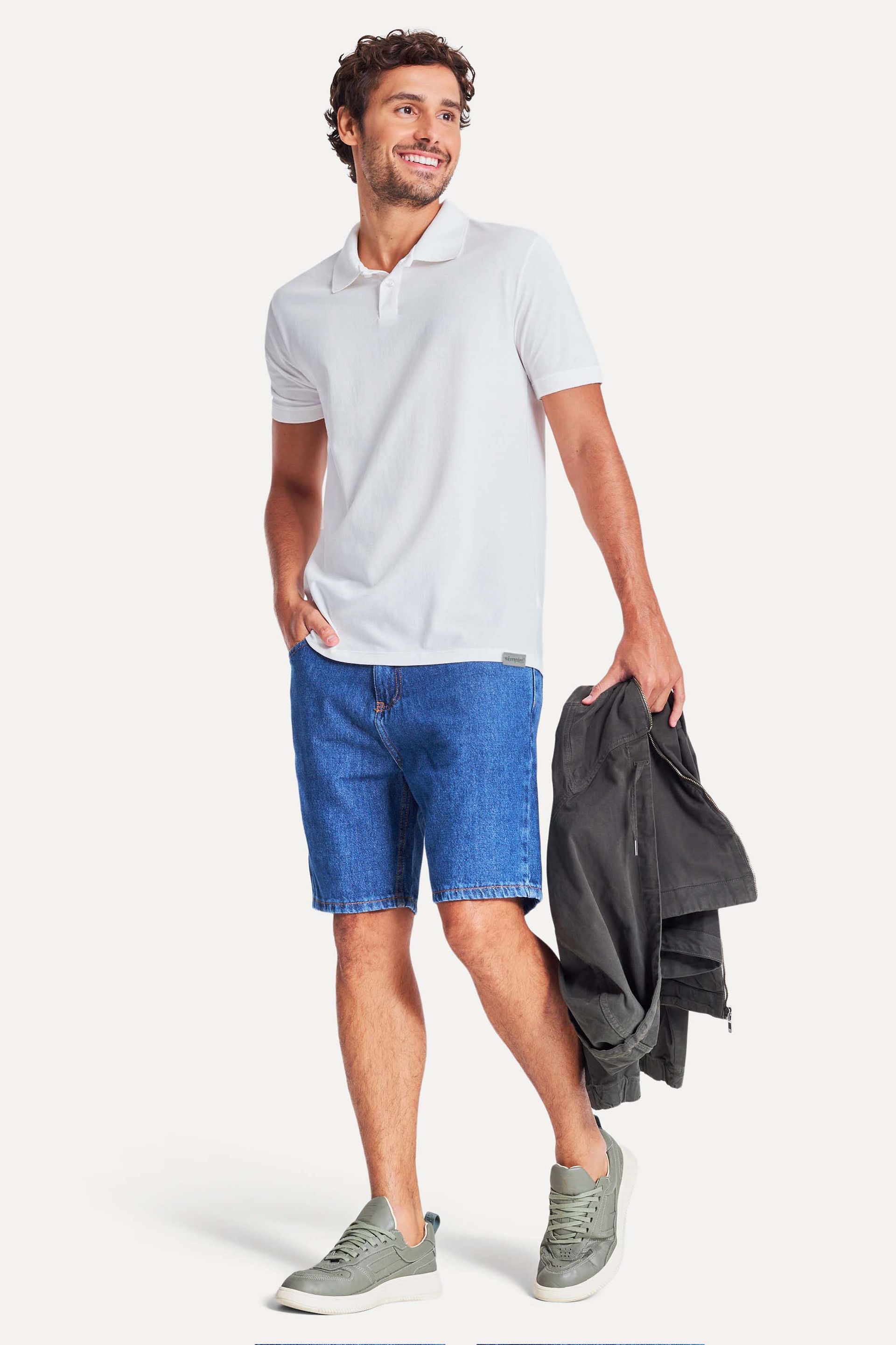 Polo Básica Masculina Simples