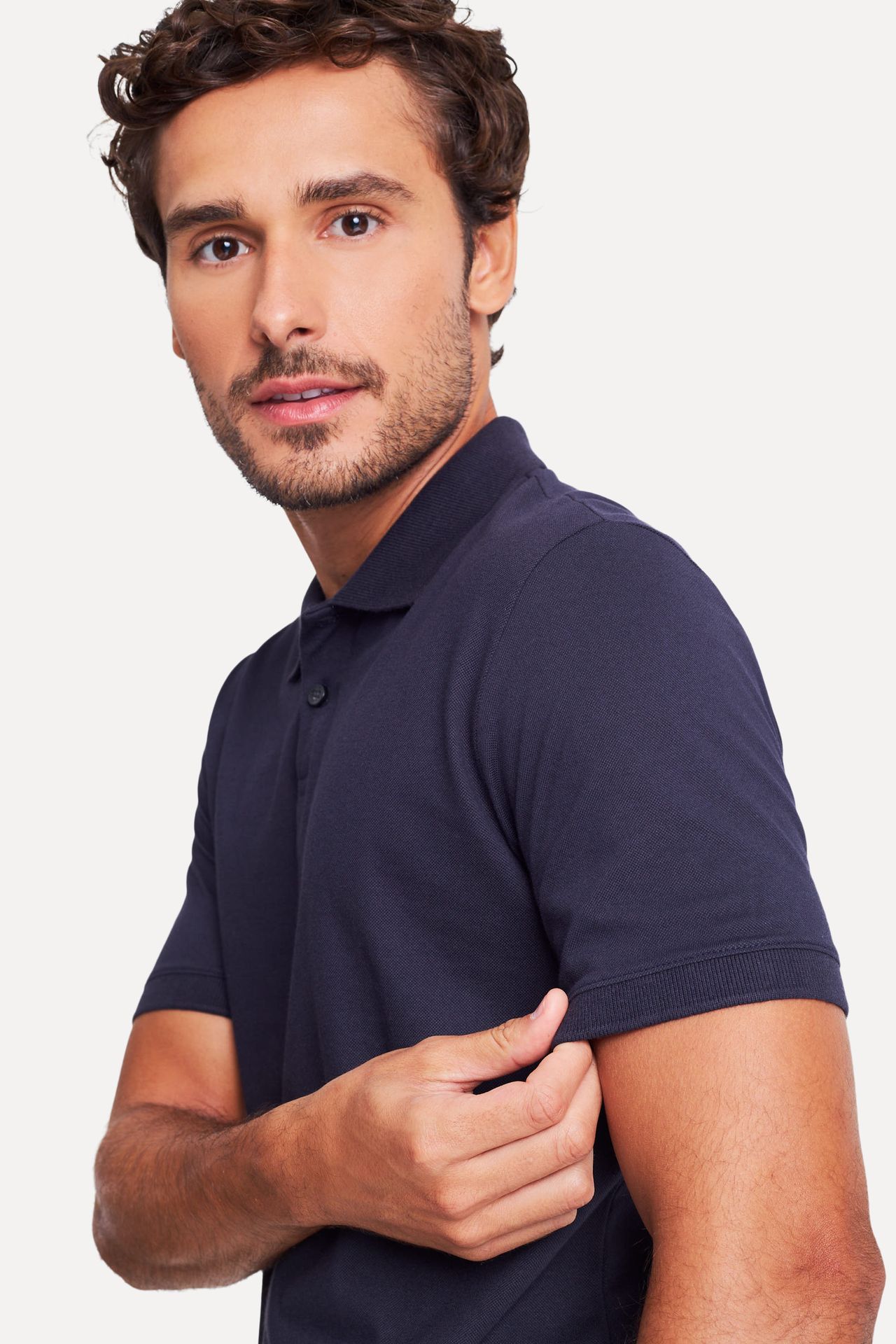 Polo Básica Masculina Simples