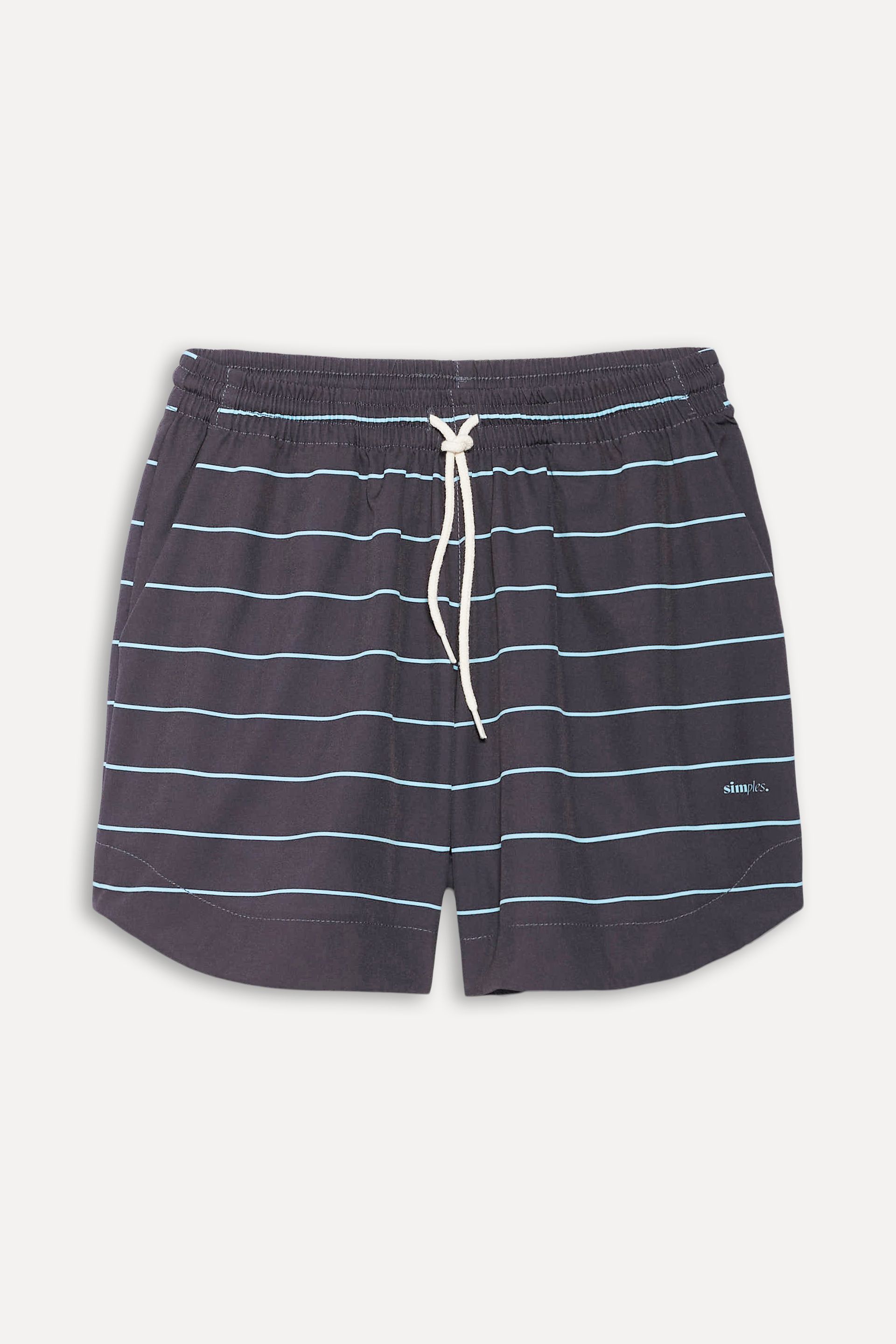 Short Água Listrado Feminino Fine