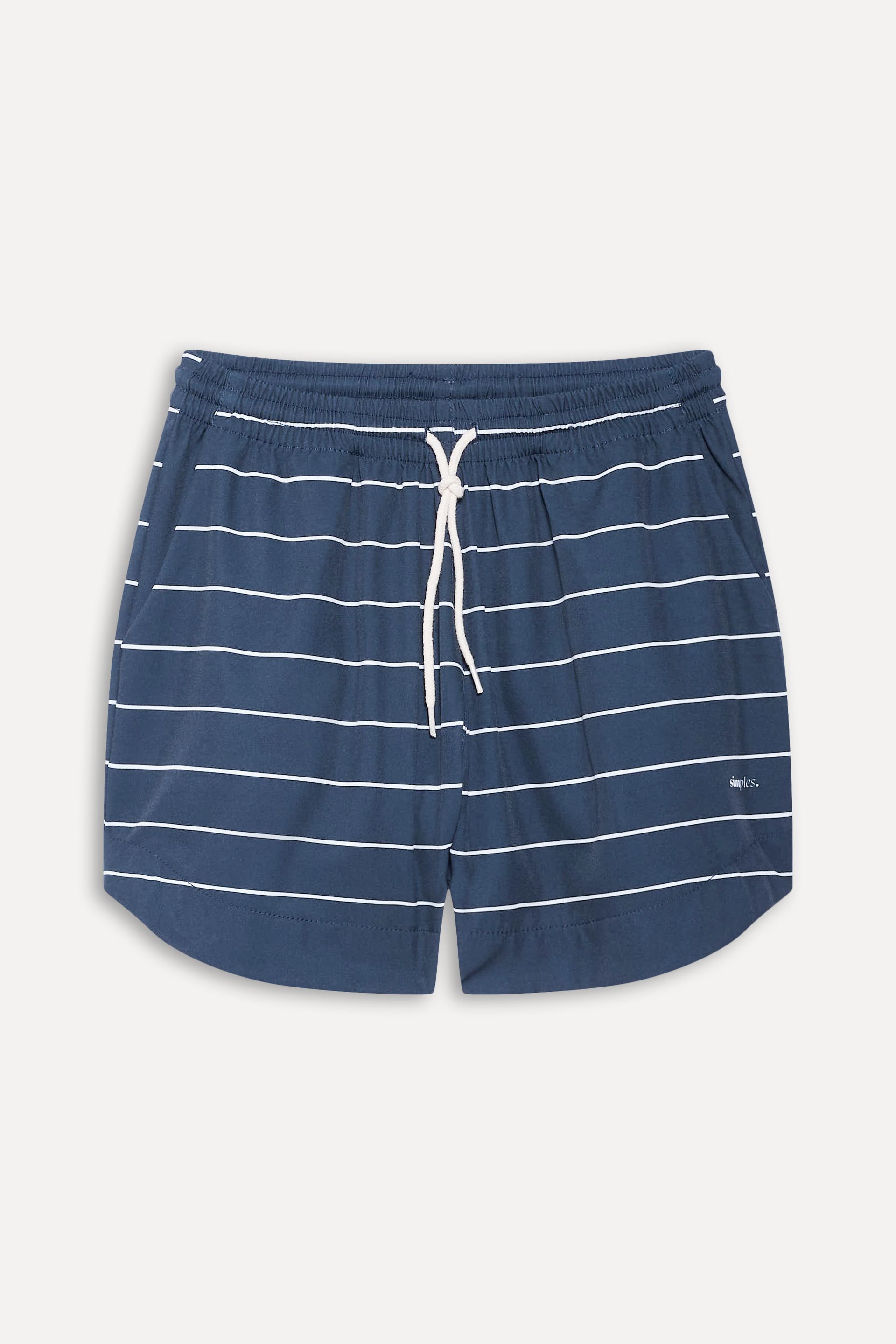 Short Água Listrado Feminino Fine