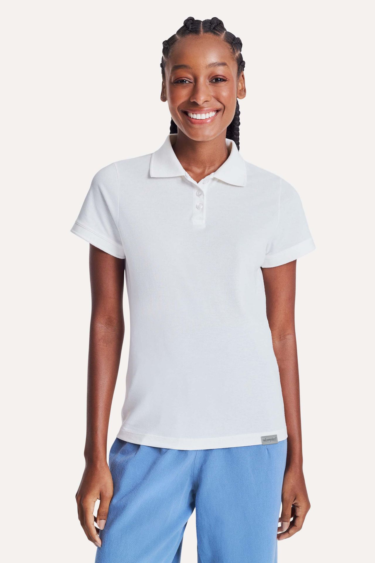 Polo Básica Feminina Simples