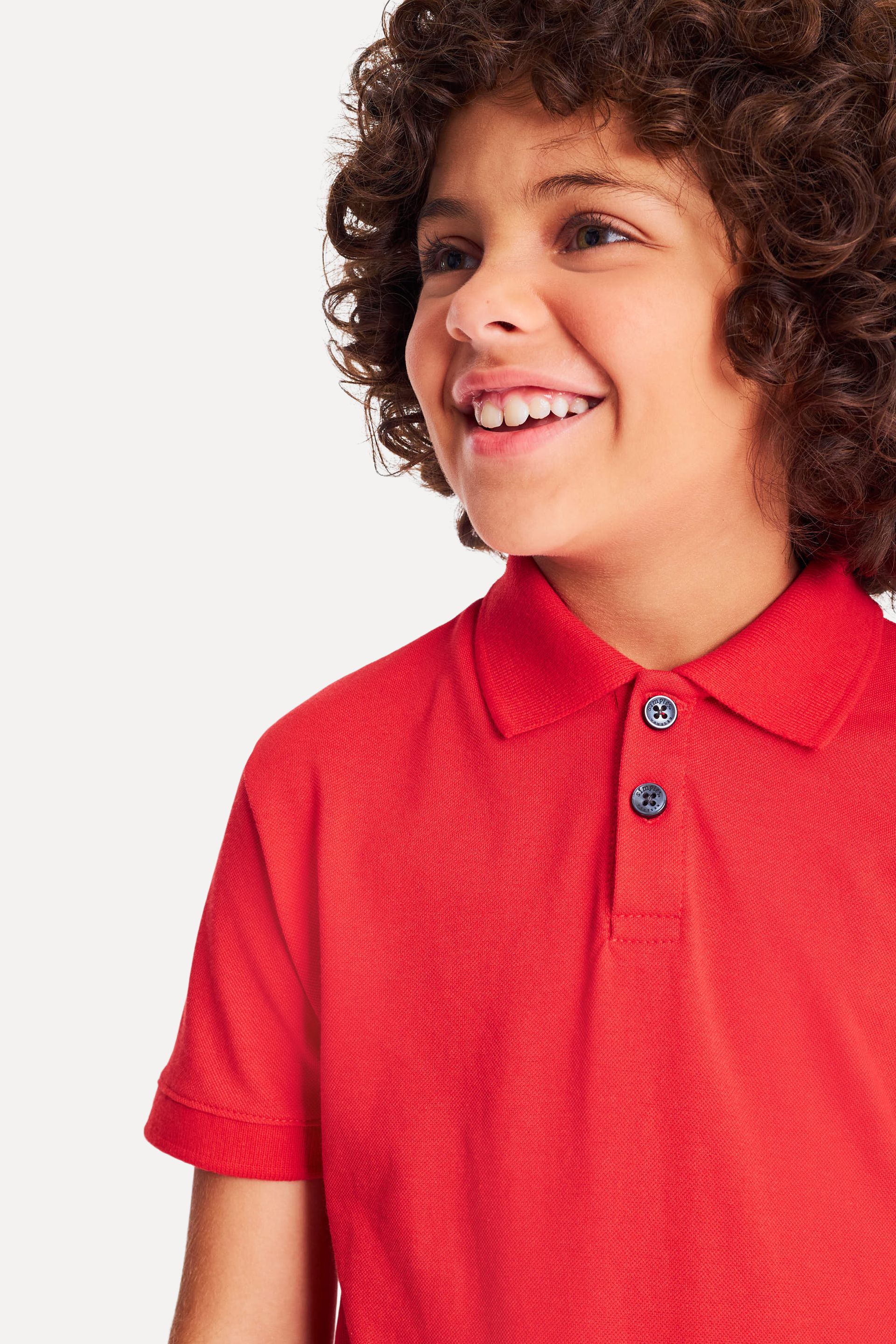 Polo Básica Infantil Simples