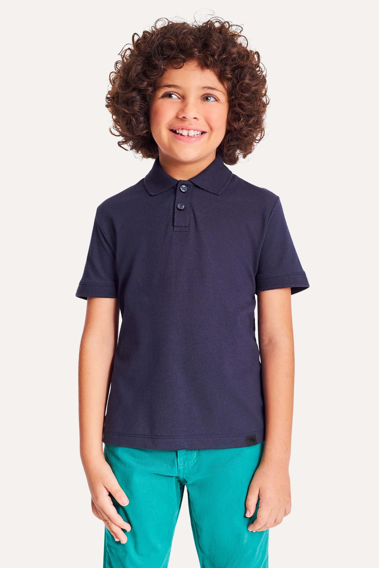 Polo Básica Infantil Simples