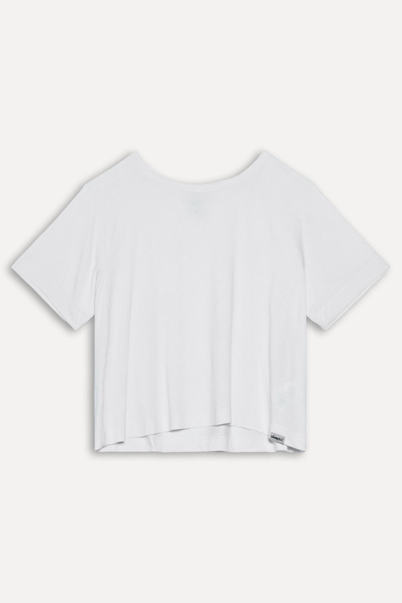 Camiseta Ampla Feminina com Elastano