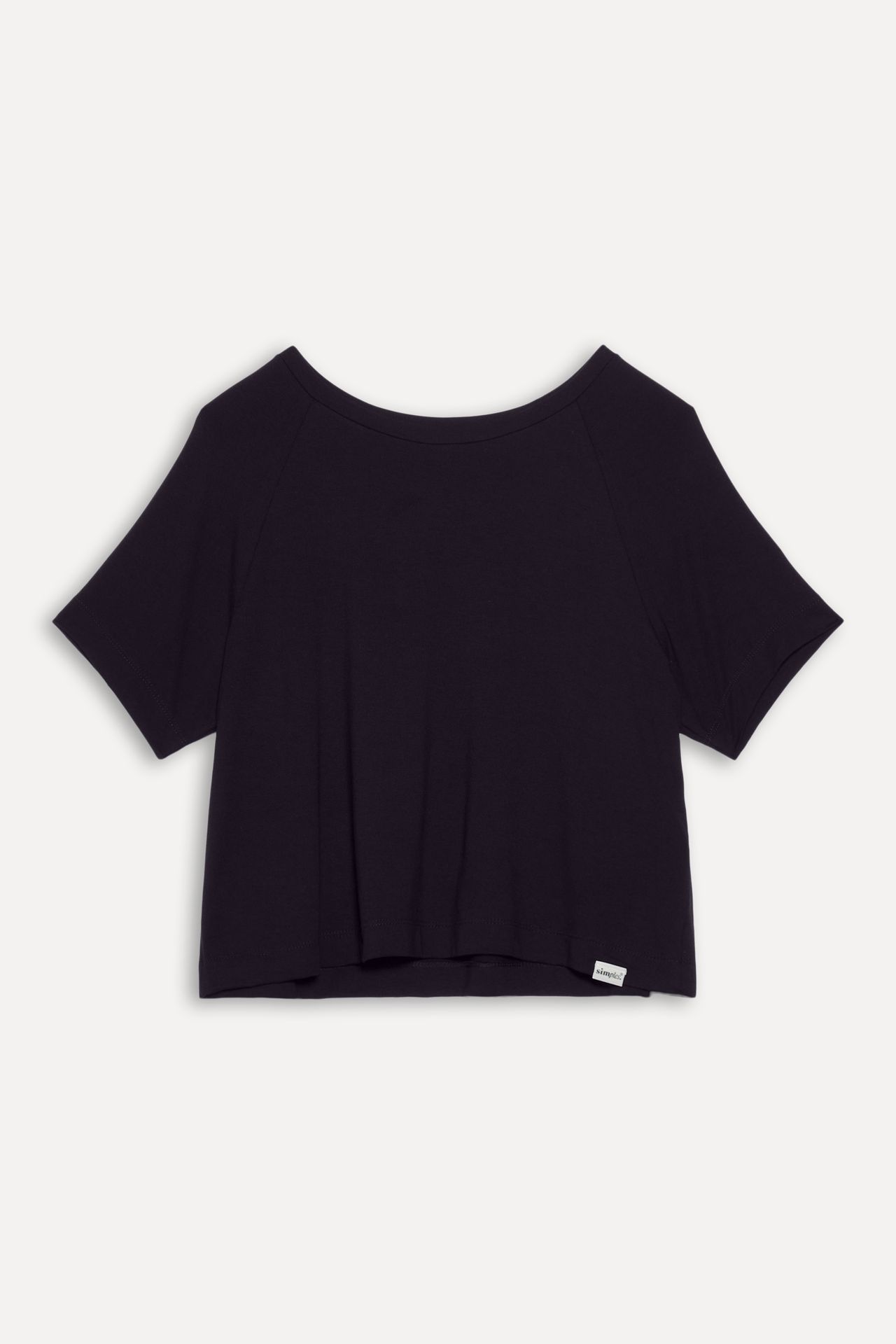 Camiseta Ampla Feminina com Elastano