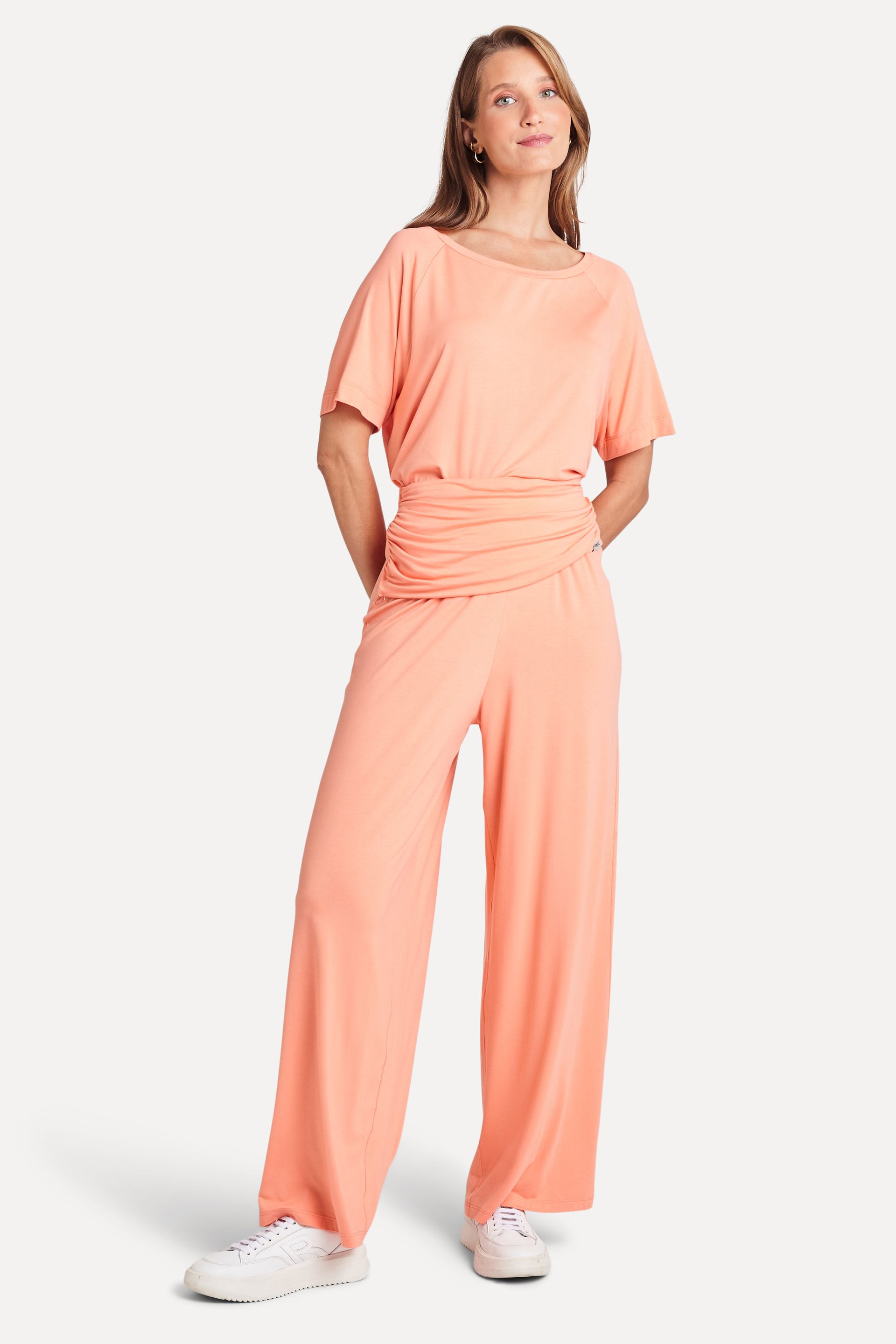 Calça Pantalona Feminina Pala de Linho