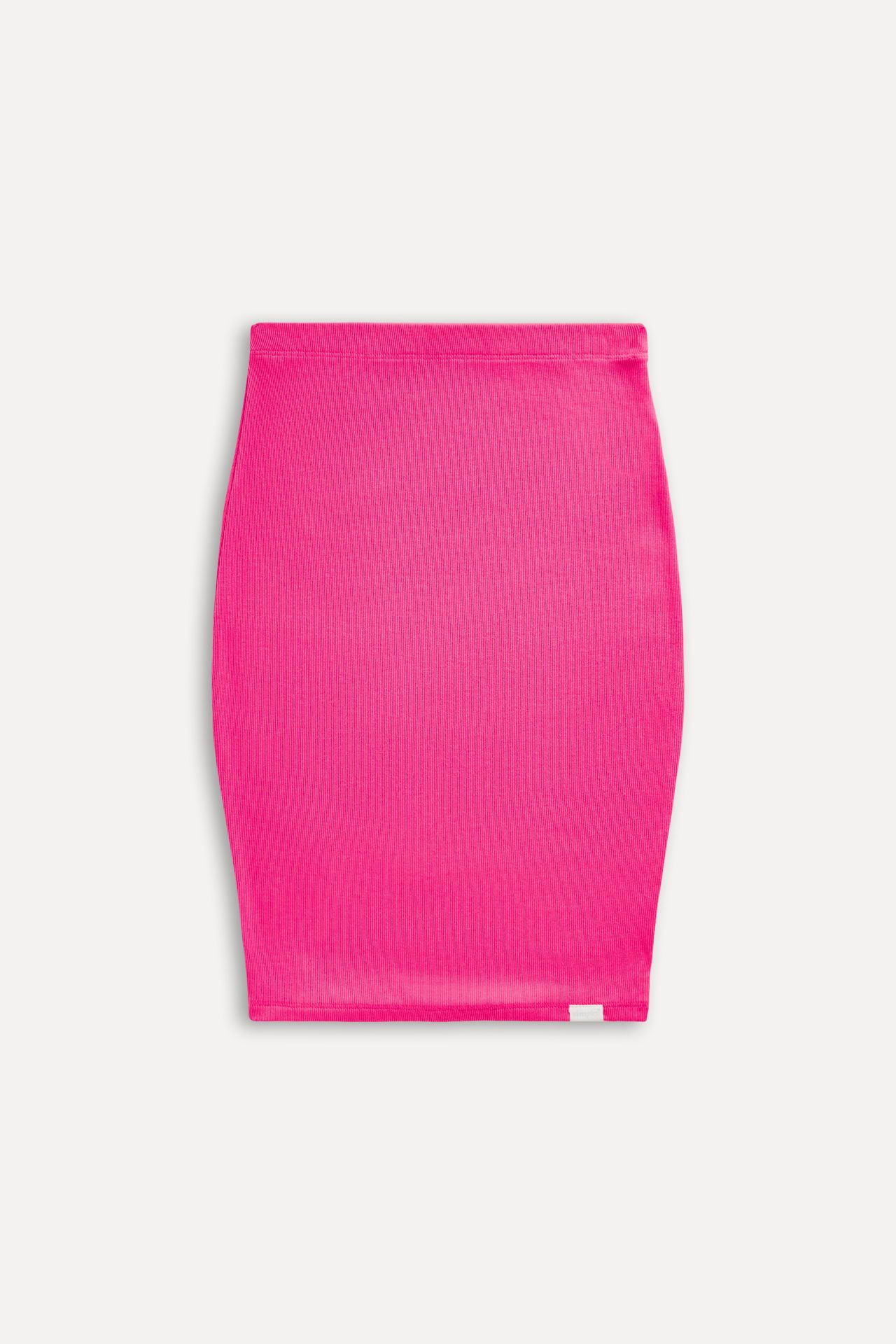 Saia Midi Feminina em Malha Rib