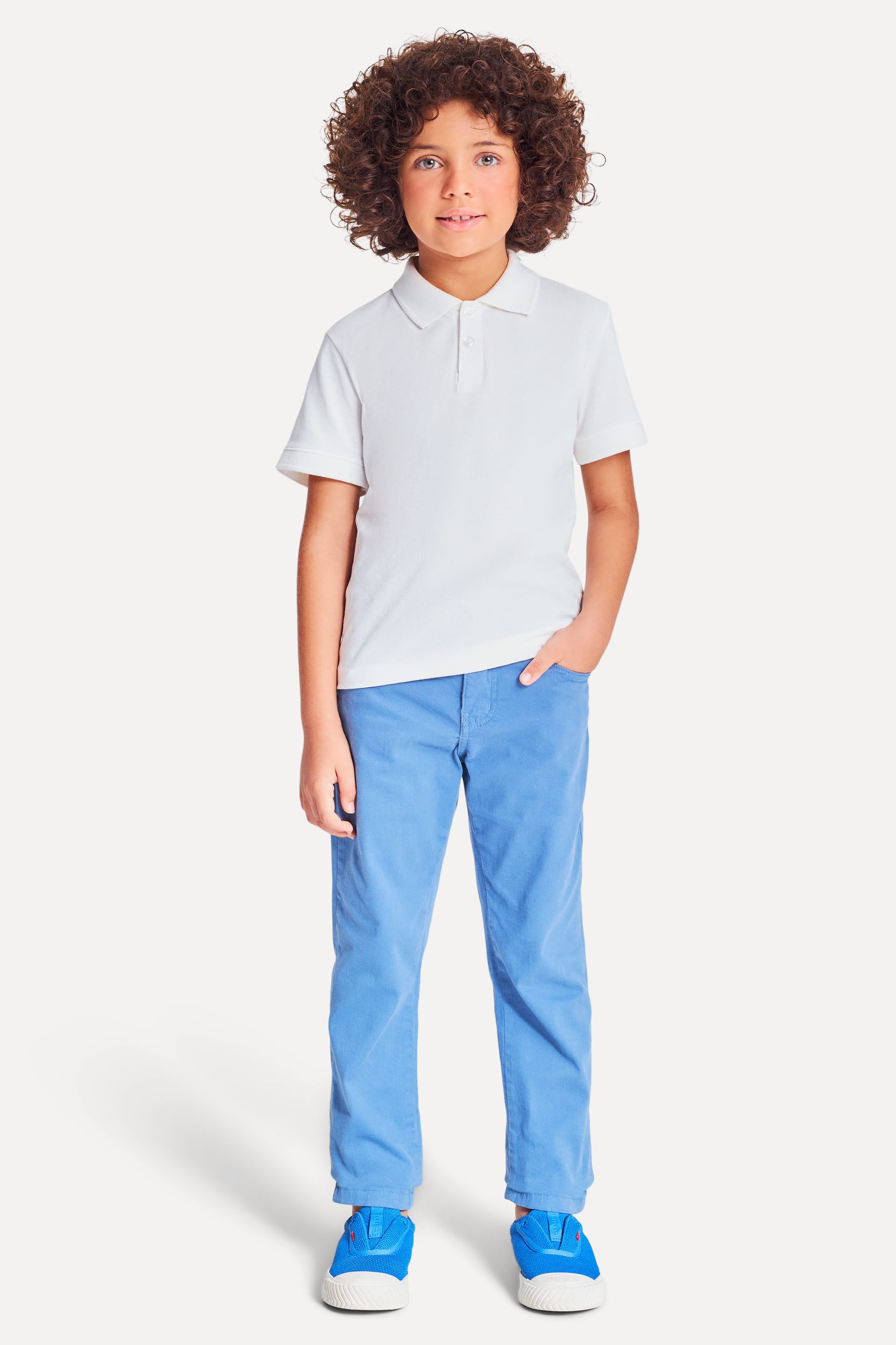 Calça de Sarja Reta Infantil Color