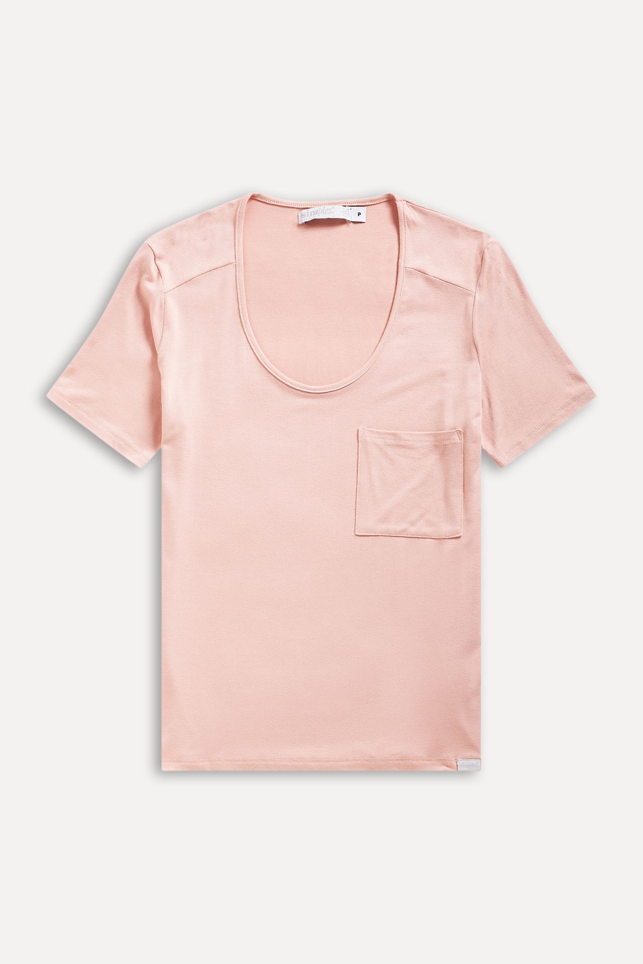 Camiseta Leve Feminina com Bolso