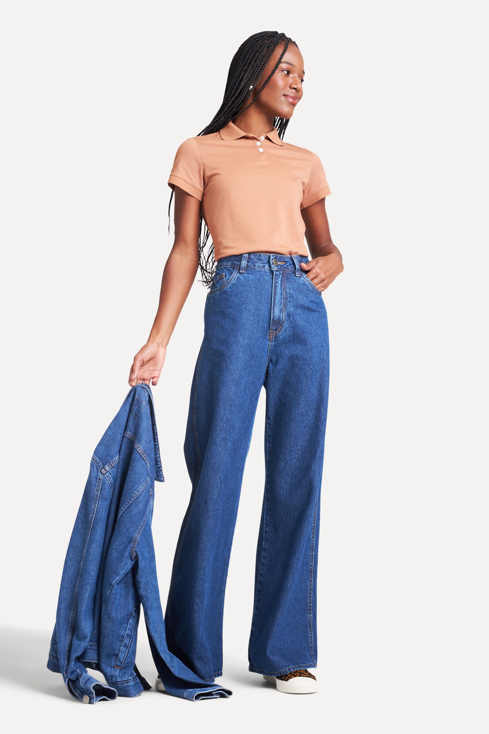 Polo Básica Feminina Simples