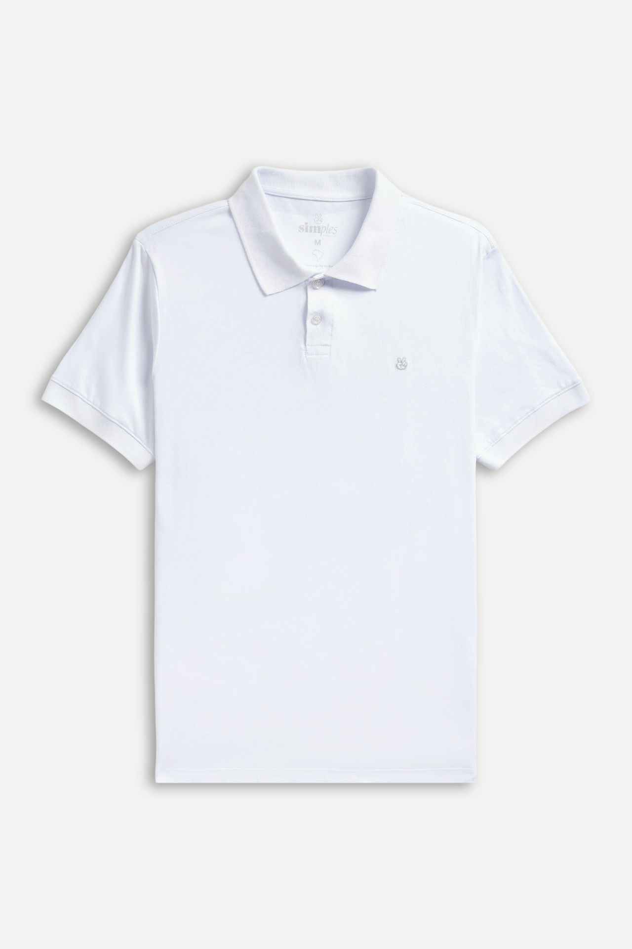 Polo Básica Masculina Meia Malha Simples Logo