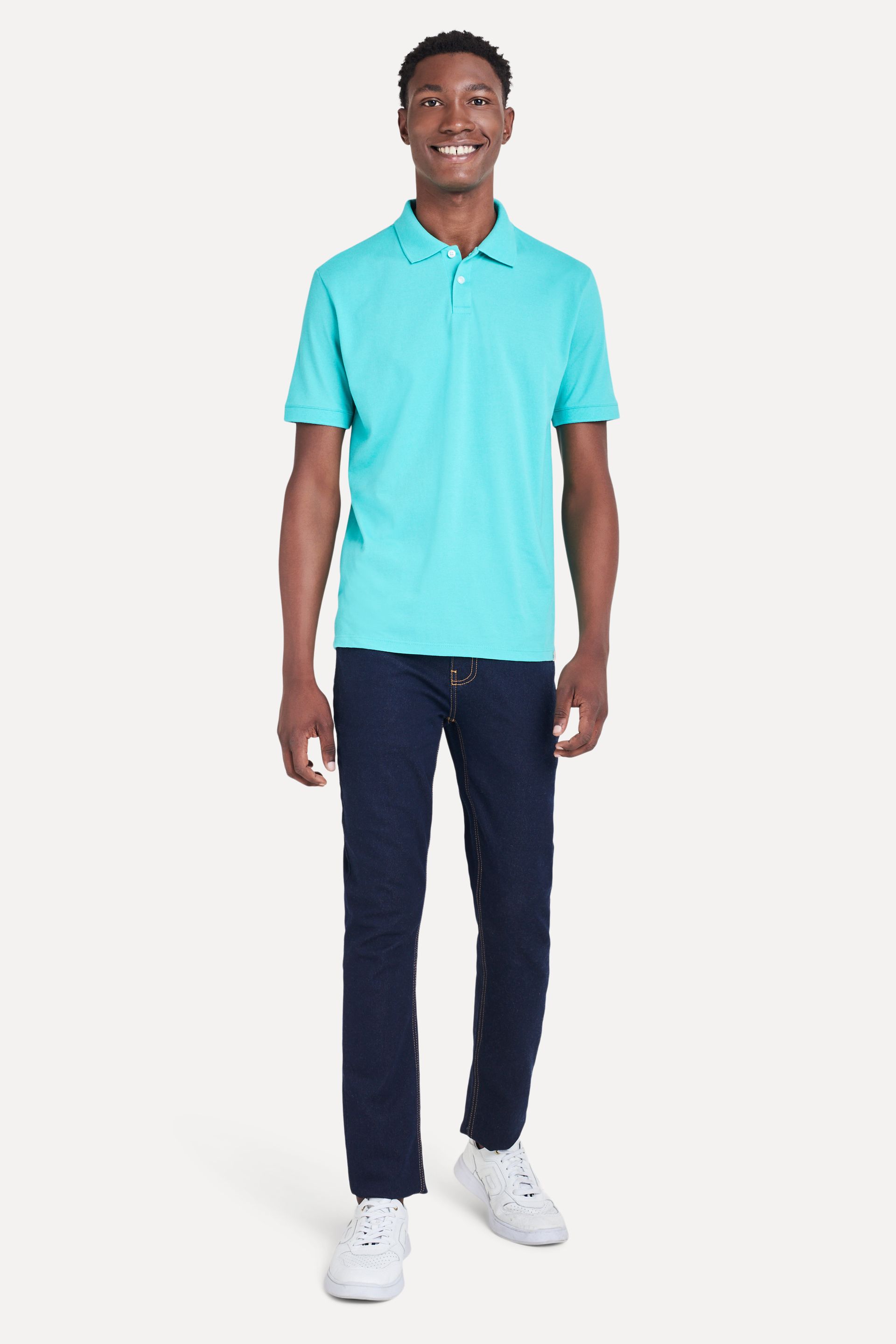 Polo Básica Masculina Simples