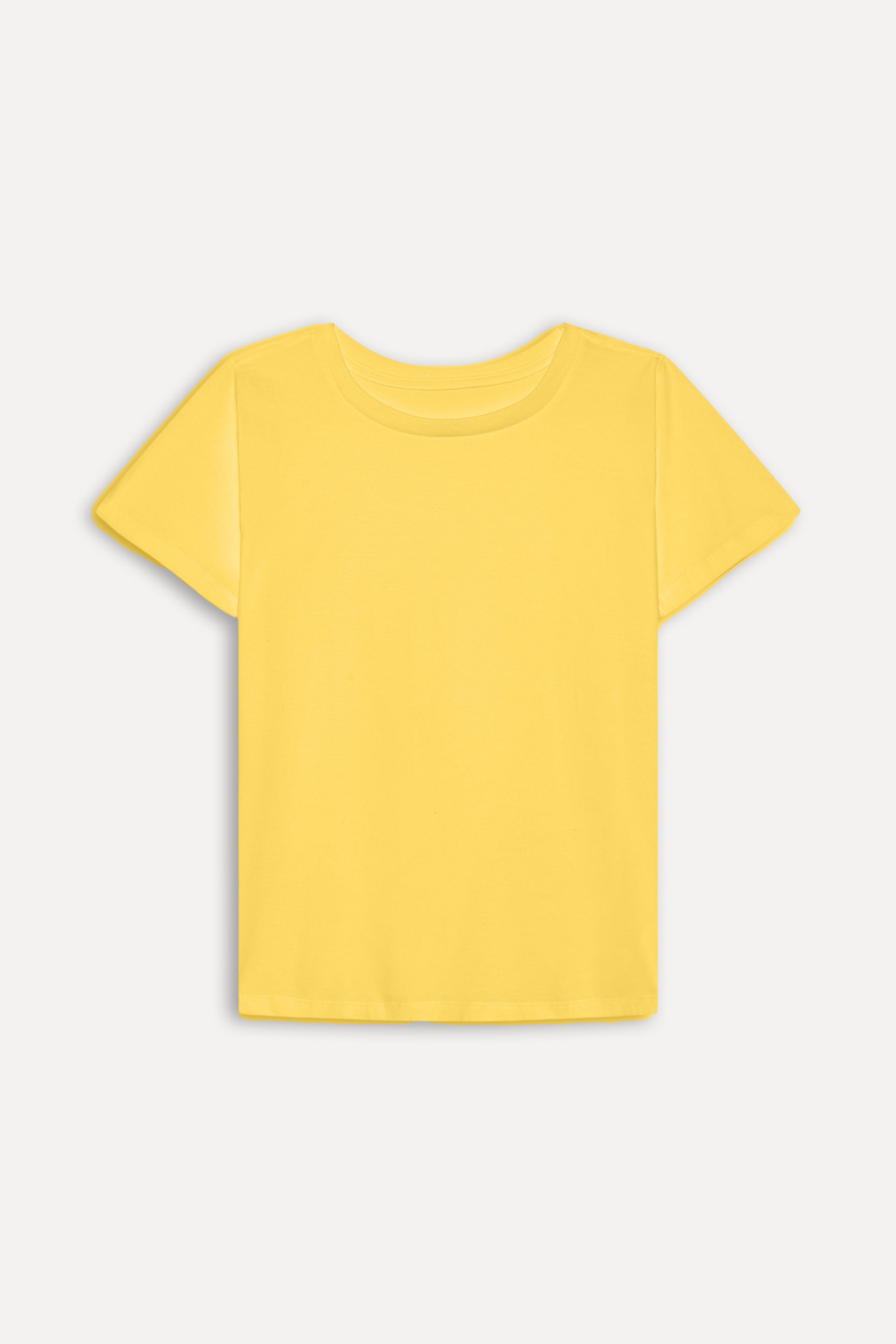 Camiseta Básica Feminina Simples Manga Curta