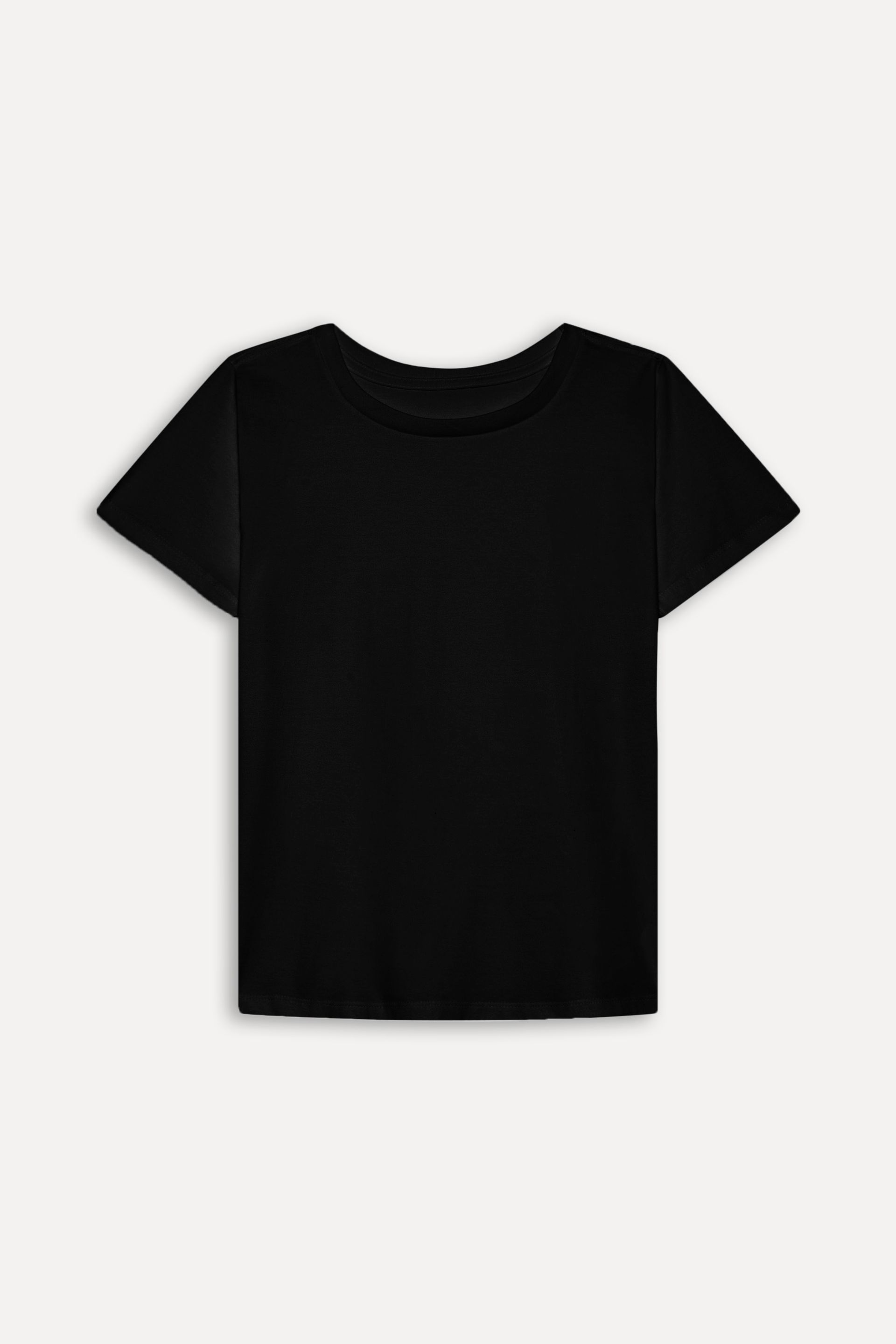 Camiseta Básica Feminina Simples Manga Curta