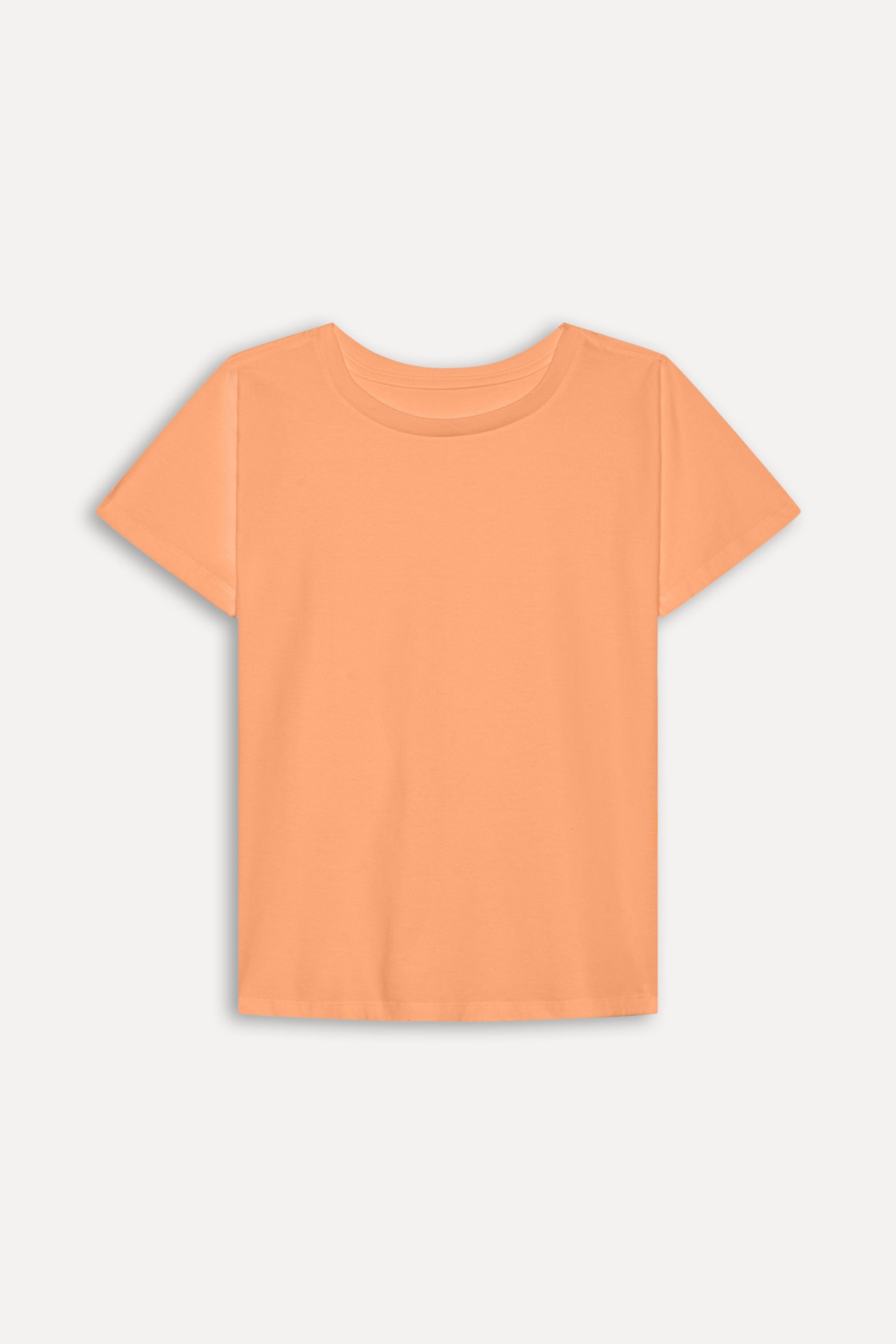 Camiseta Básica Feminina Simples Manga Curta