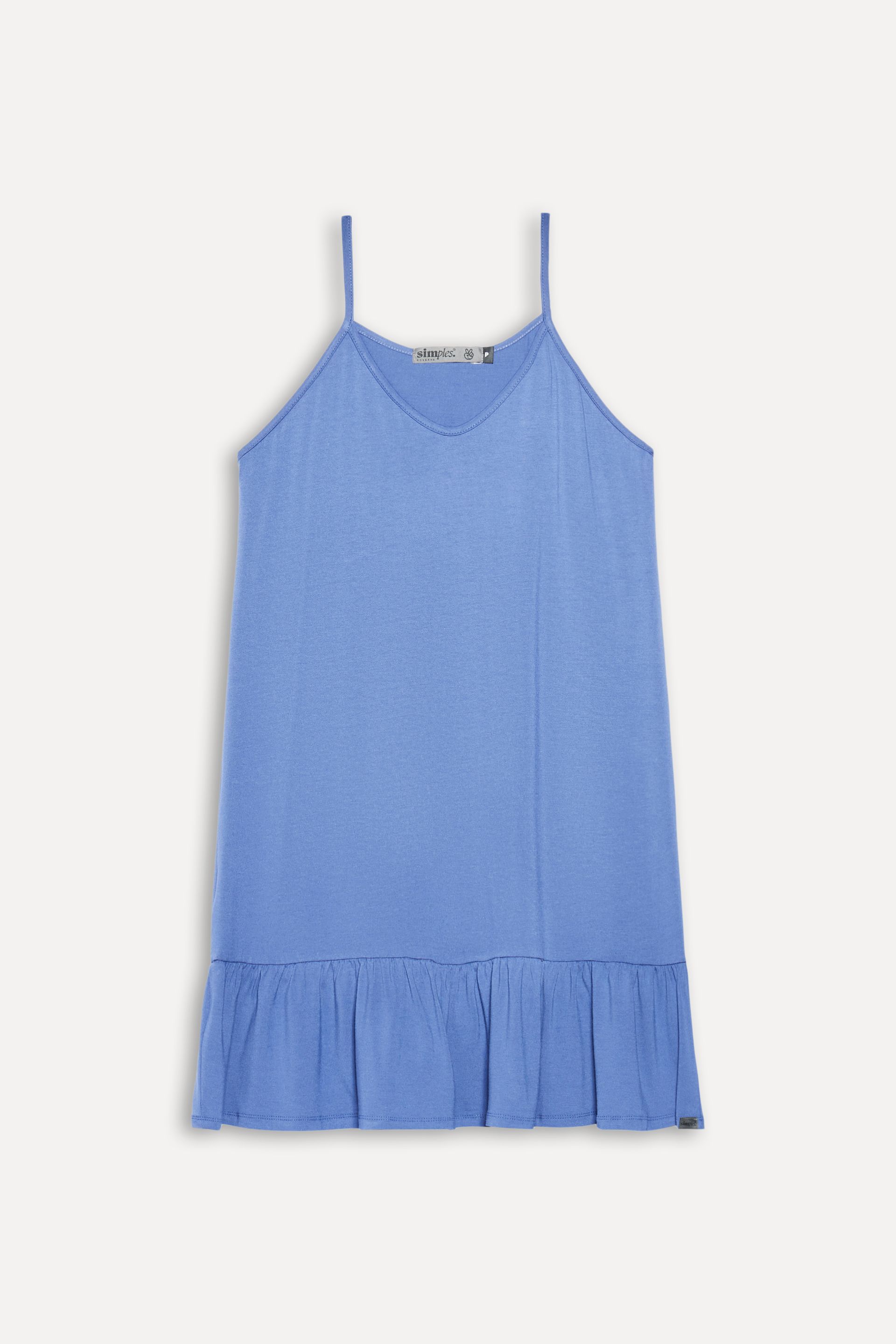 Vestido Feminino Curto Babados Barra