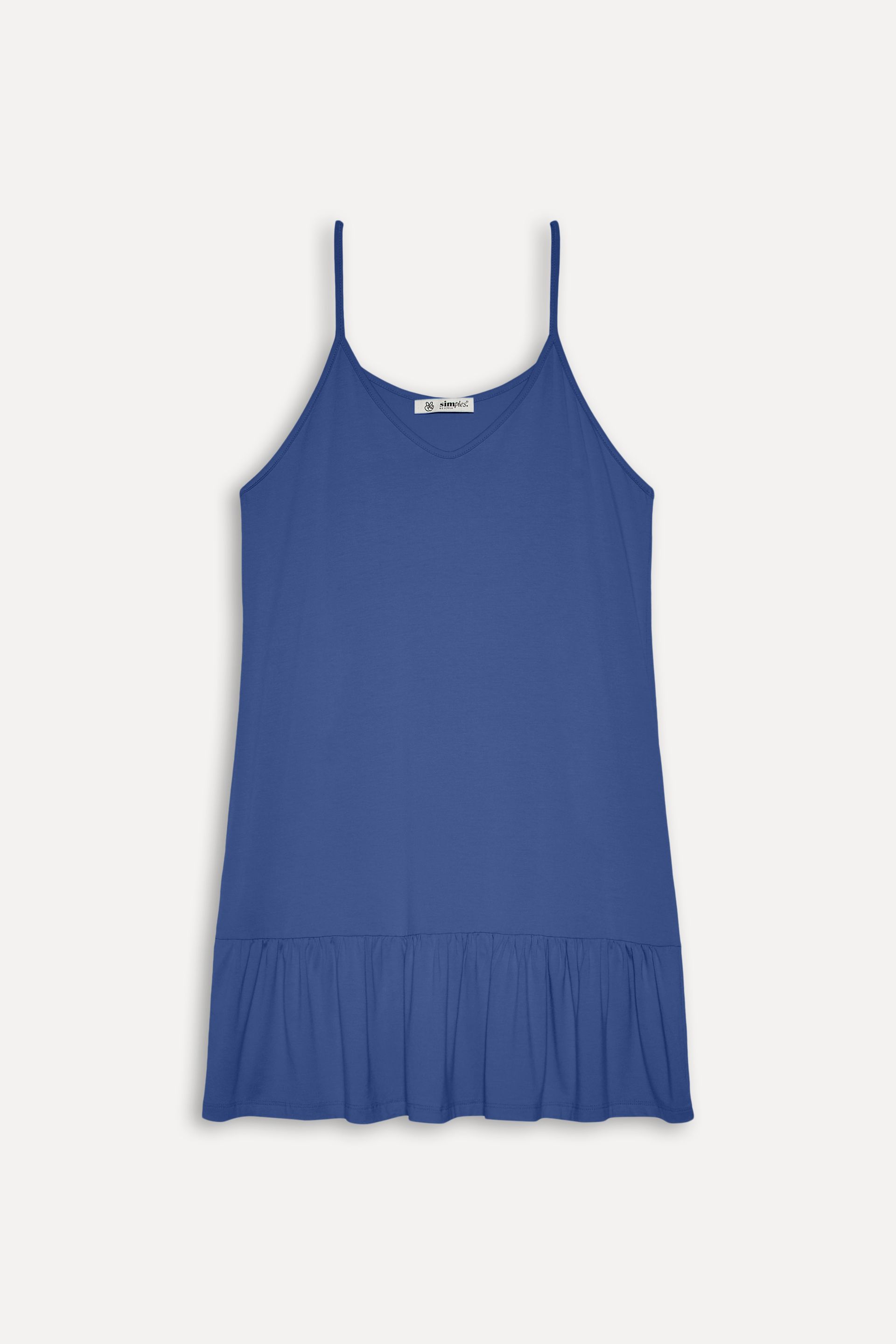 Vestido Feminino Curto Babados Barra