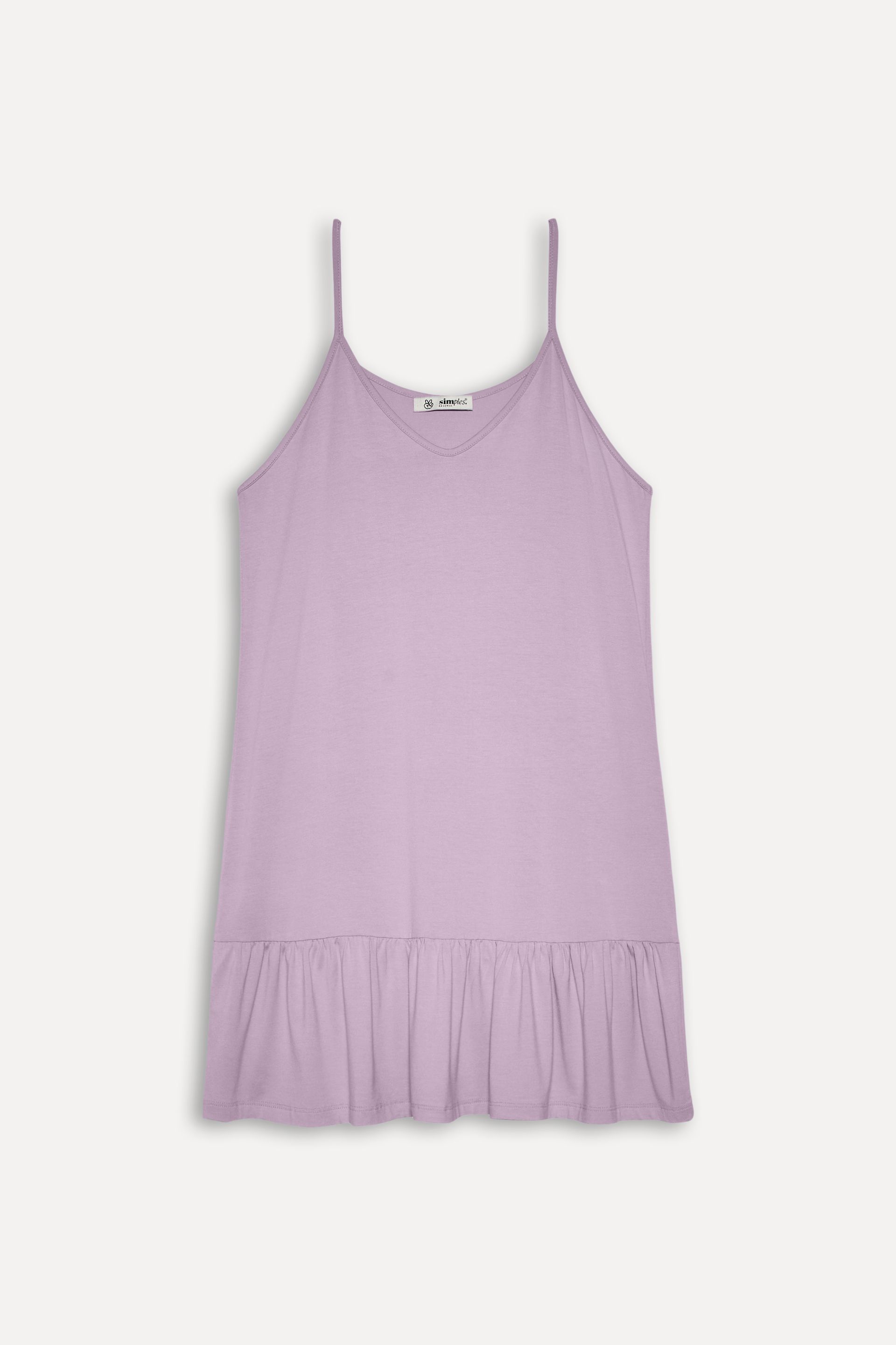 Vestido Feminino Curto Babados Barra
