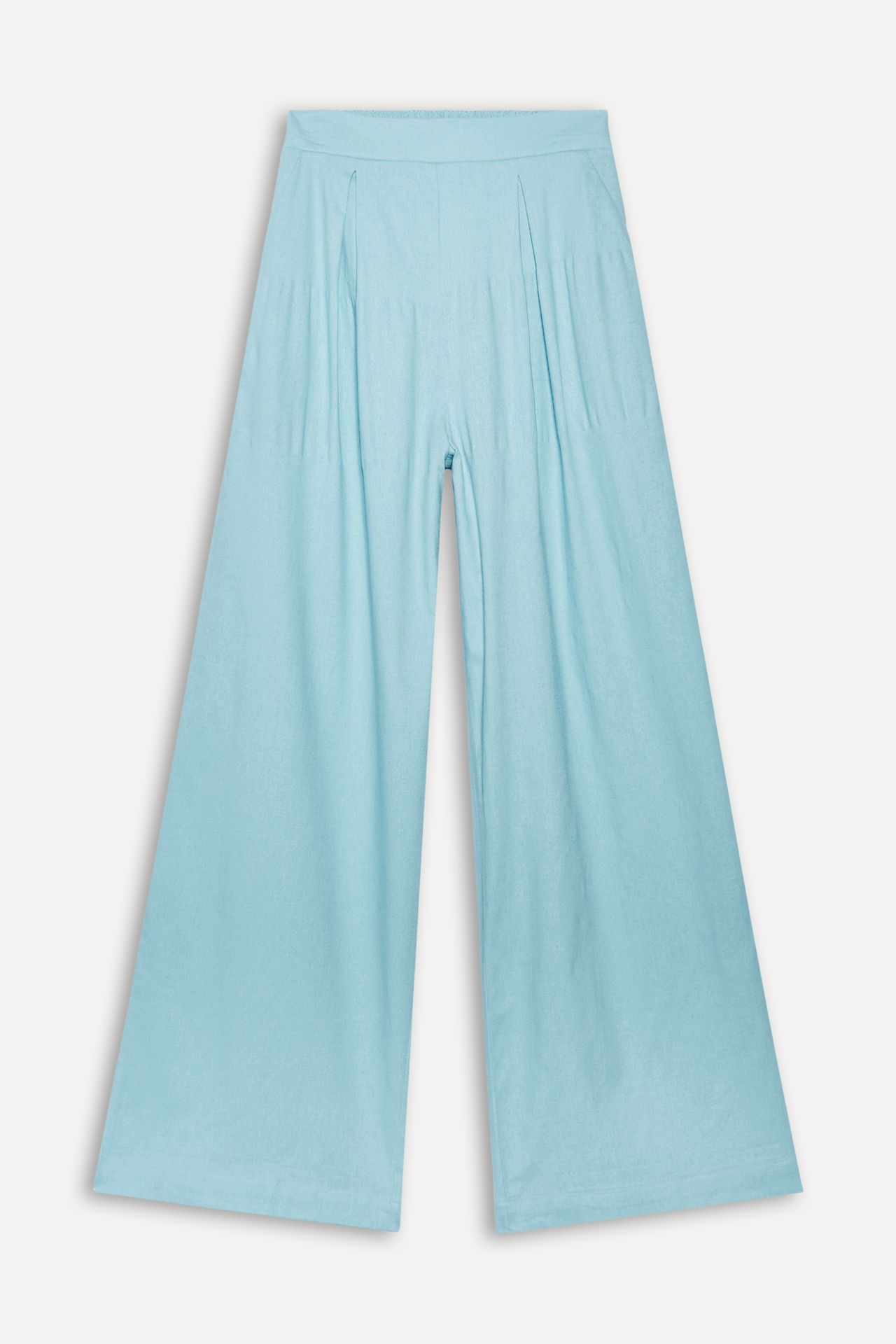 Calça Pantalona Feminina de Linho