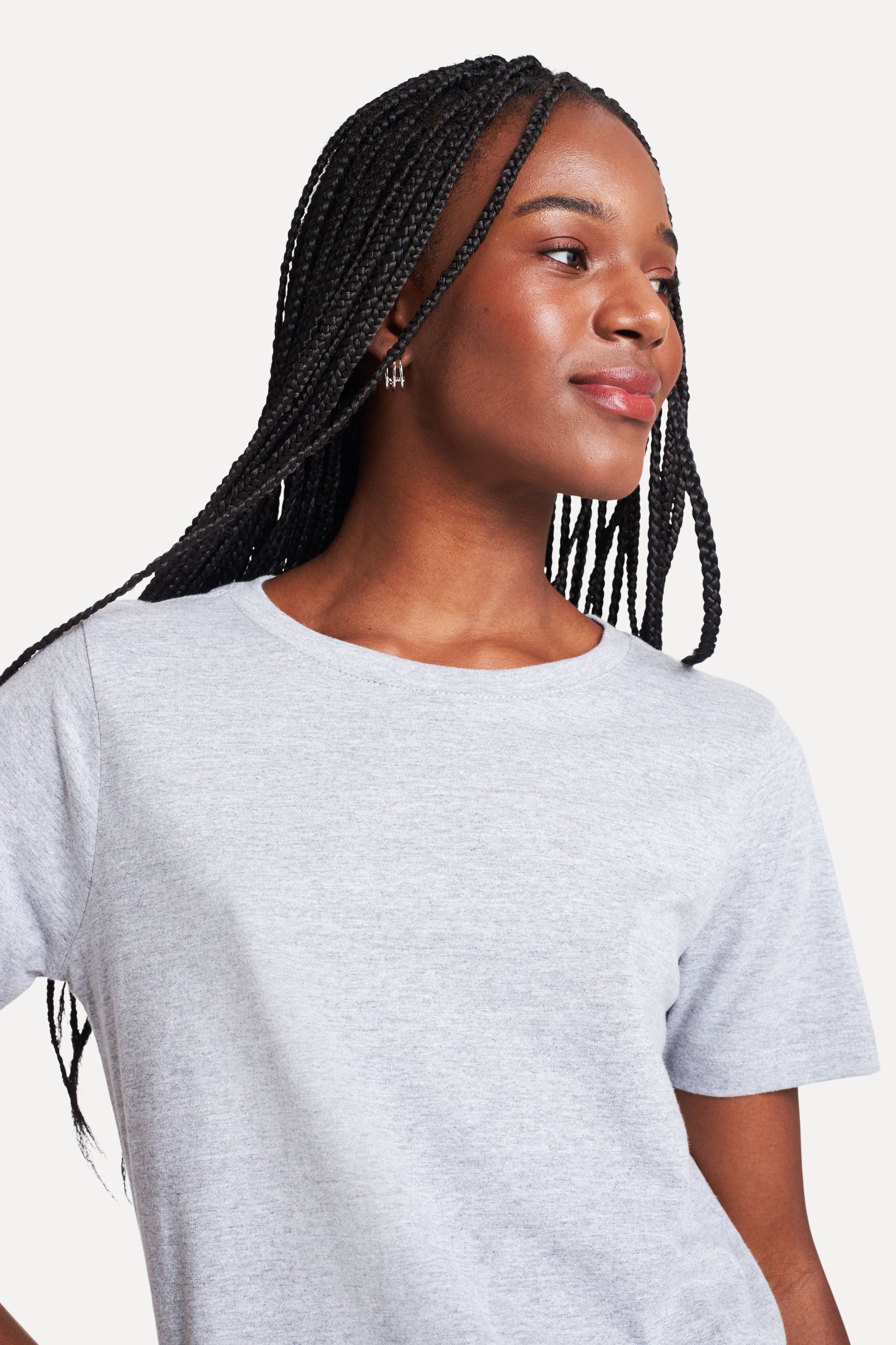 Camiseta Básica Feminina Simples Manga Curta