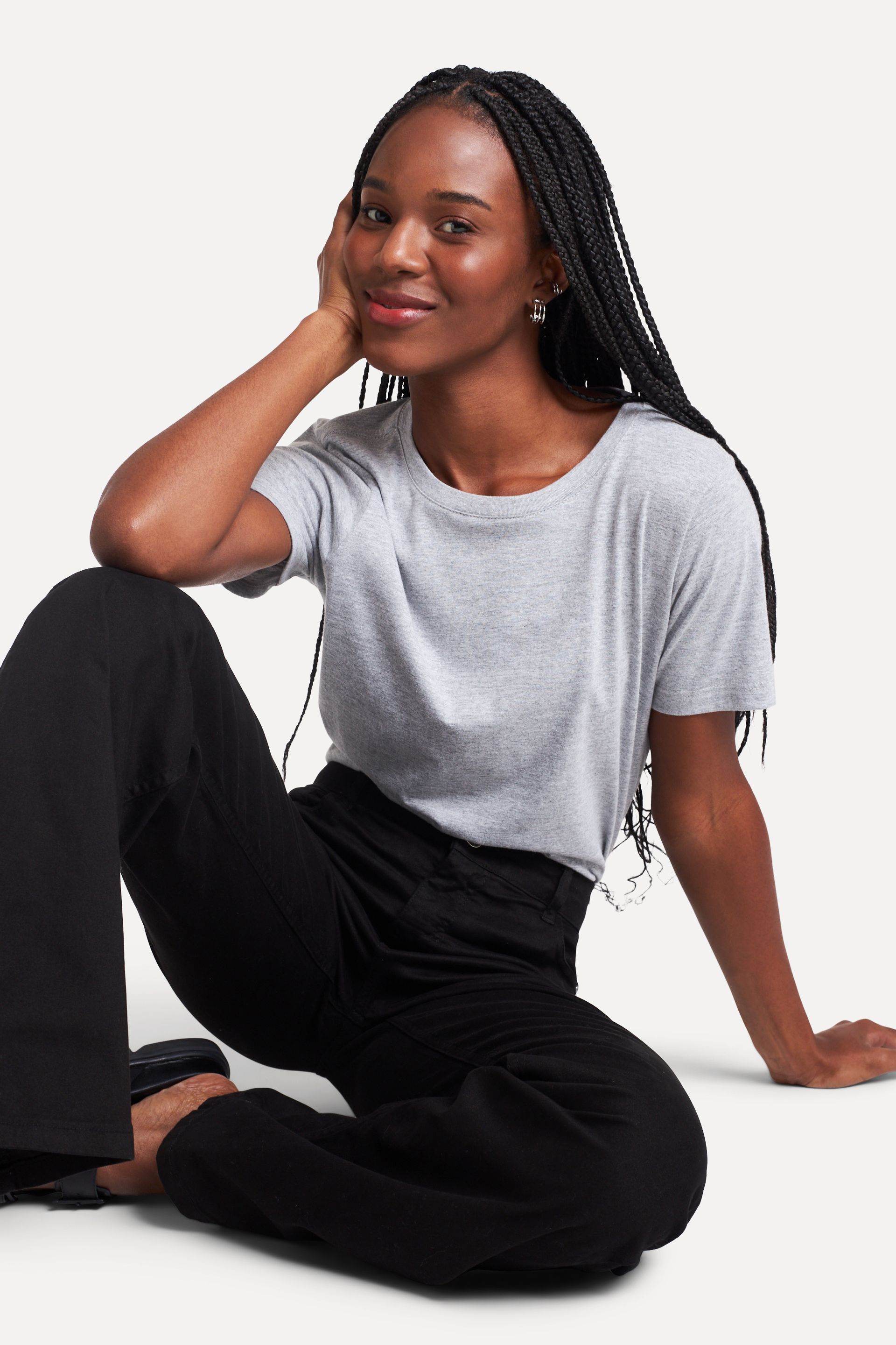 Camiseta Básica Feminina Simples Manga Curta