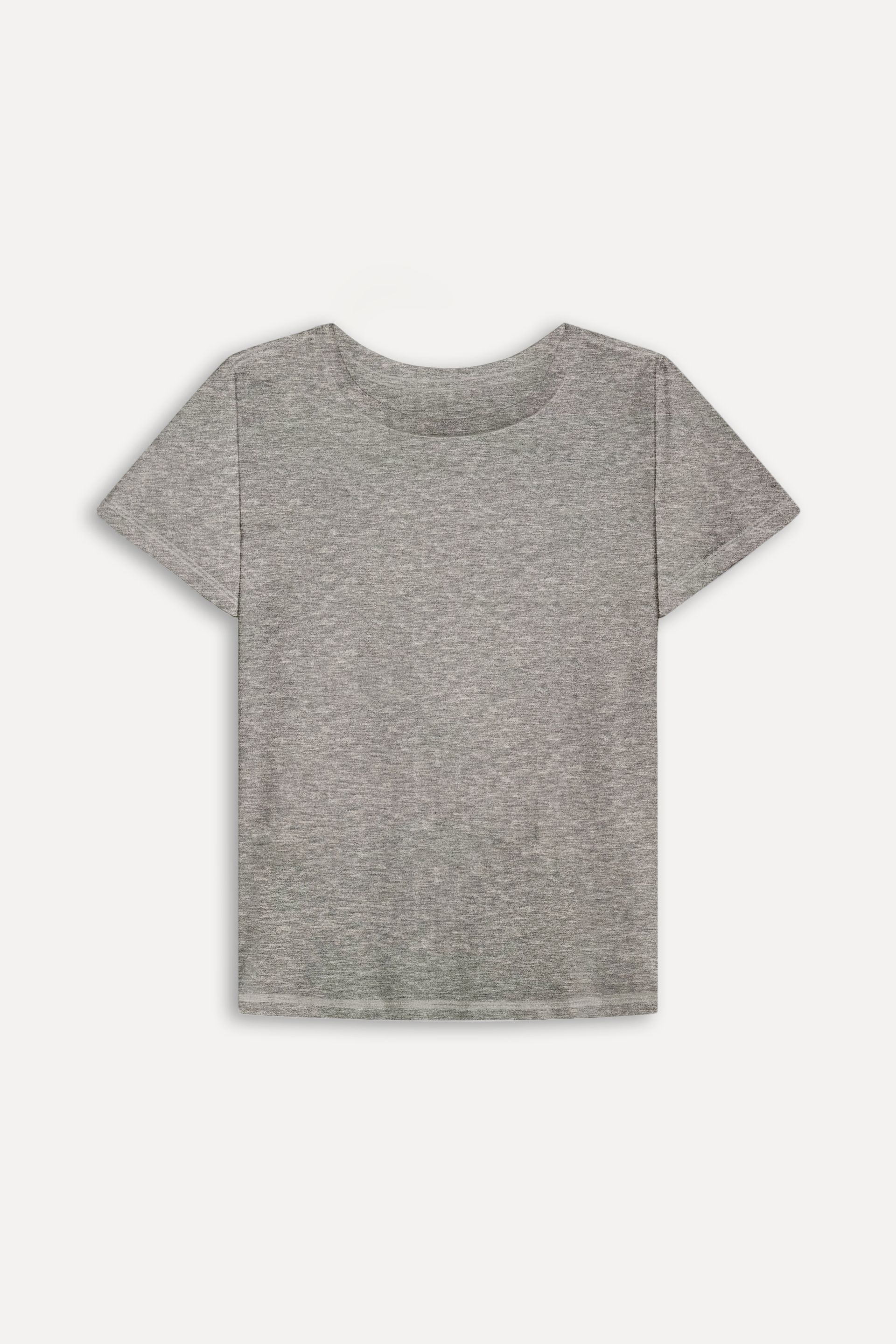 Camiseta Básica Feminina Simples Manga Curta