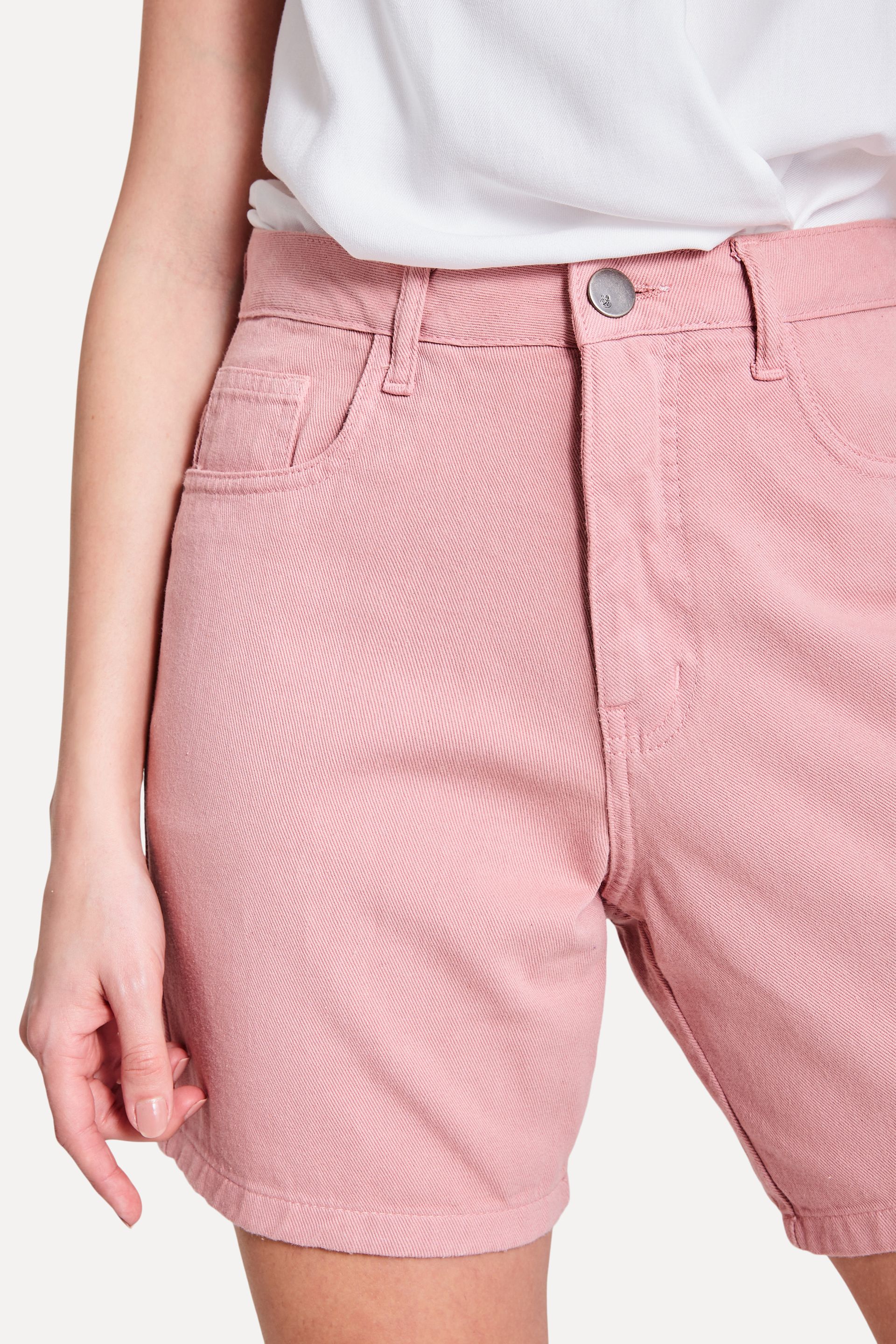 Short de Sarja Feminino Simples
