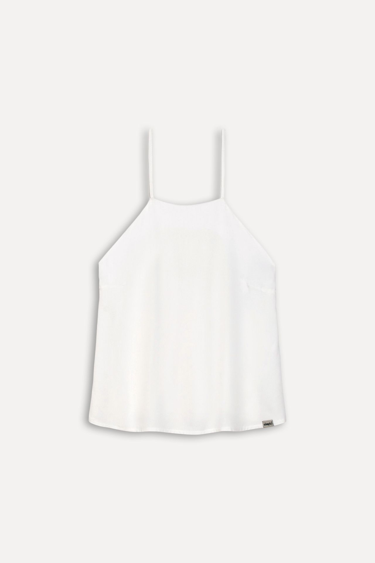 Blusa de Viscose Feminina com Alças Fina Regulável