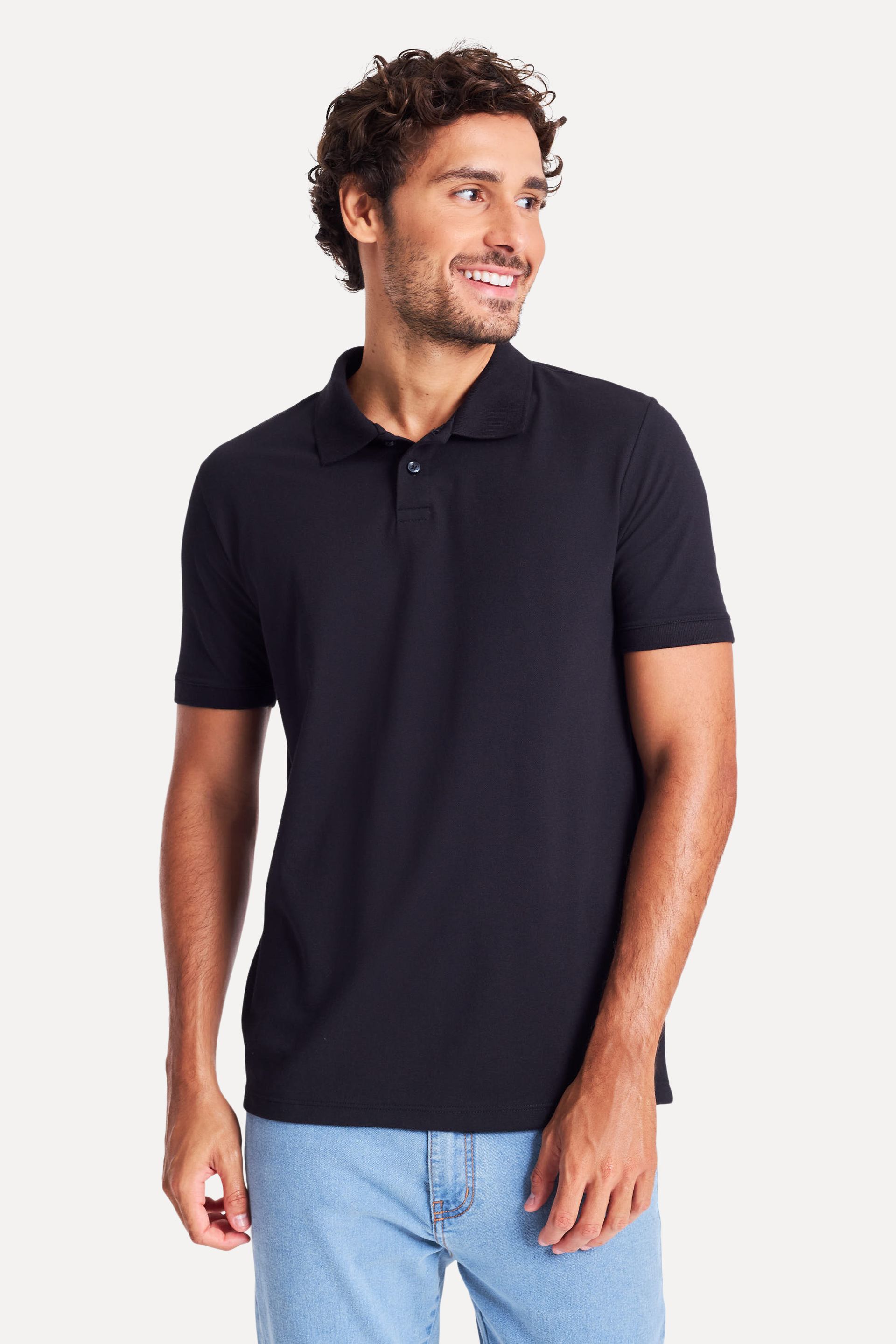 Polo Básica Masculina Simples