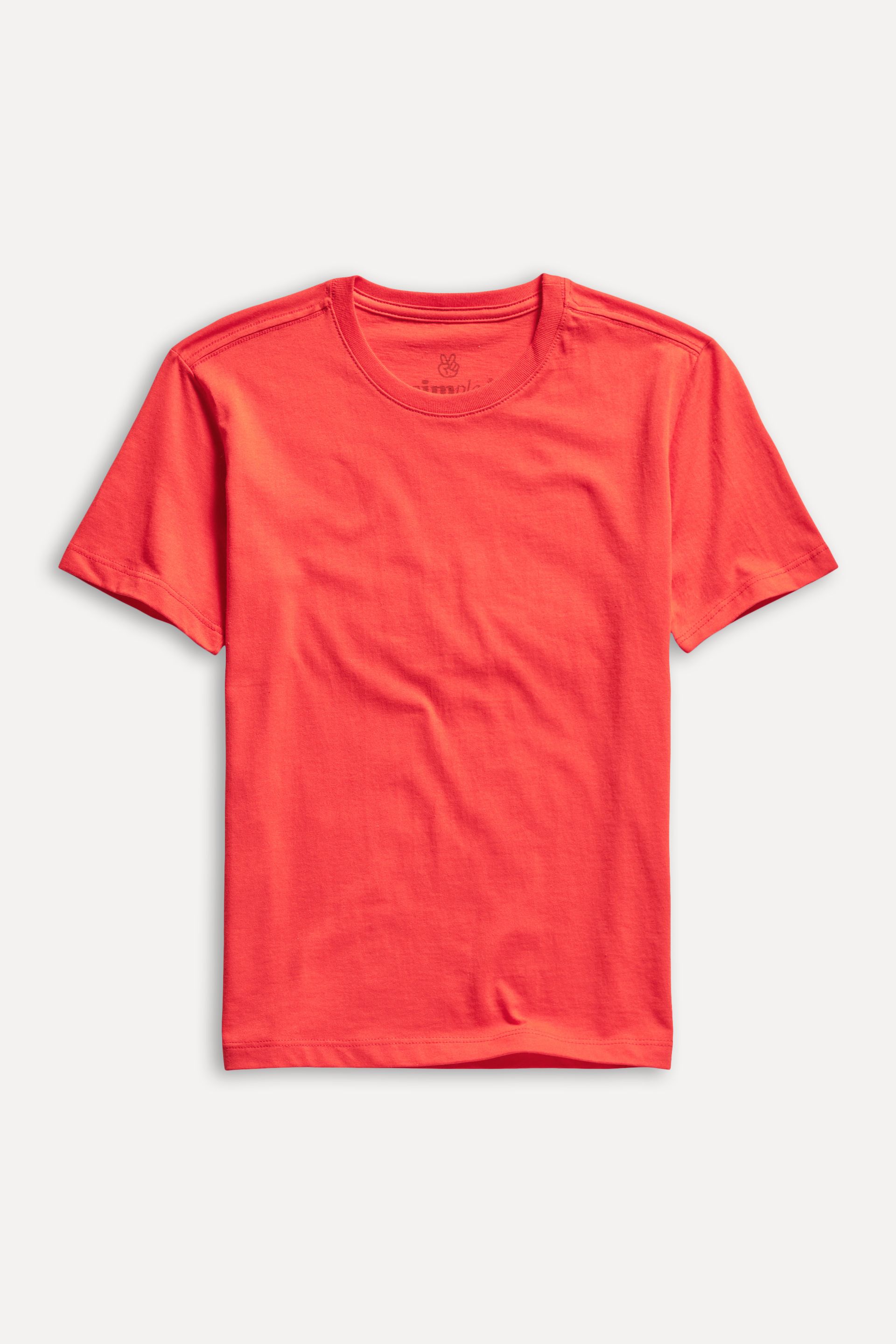 Camiseta Básica Infantil Simples Manga Curta